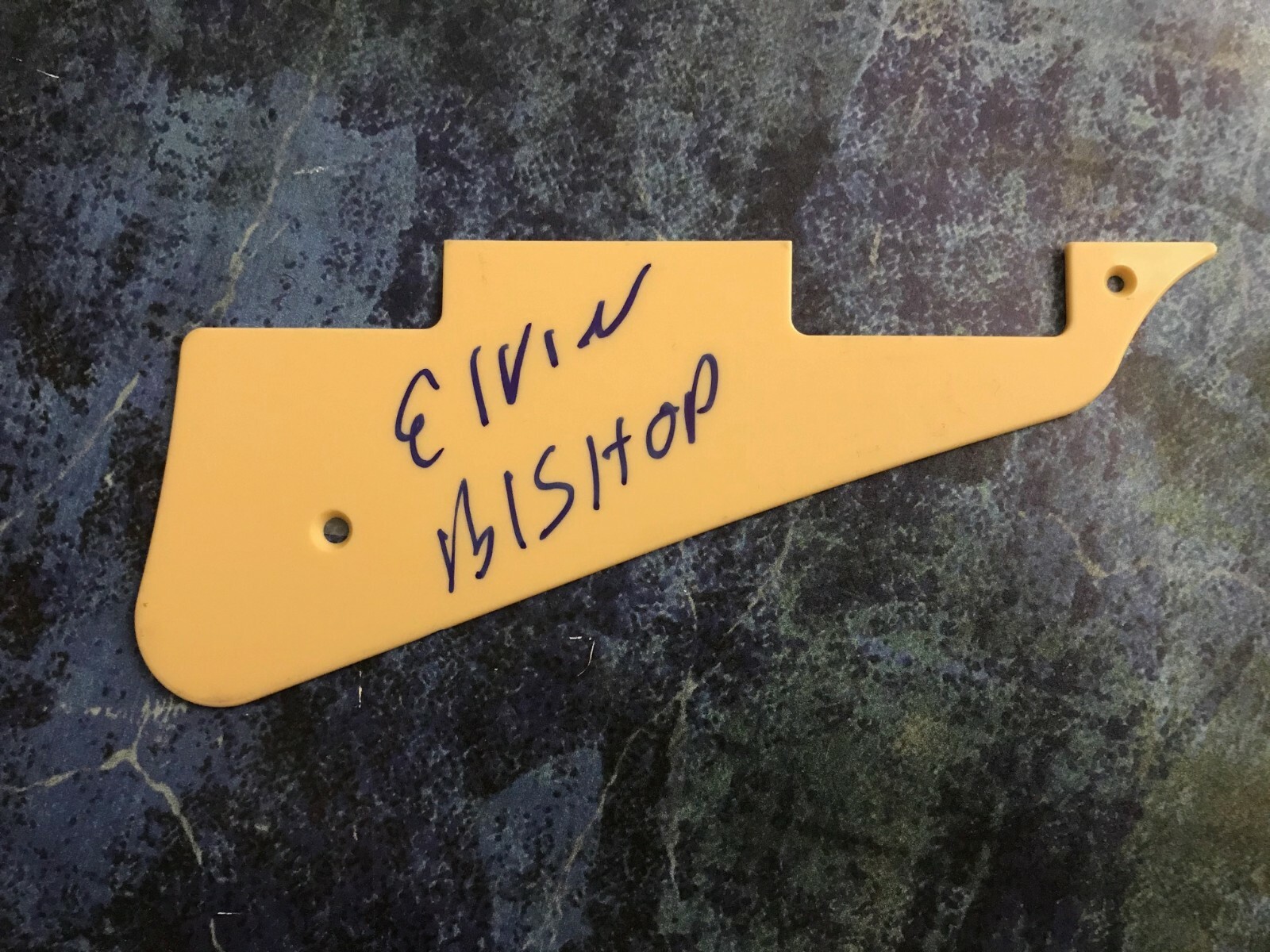 GFA Blues HOF Guitarist * ELVIN BISHOP * Signed Electric Pickguard AD2 COA