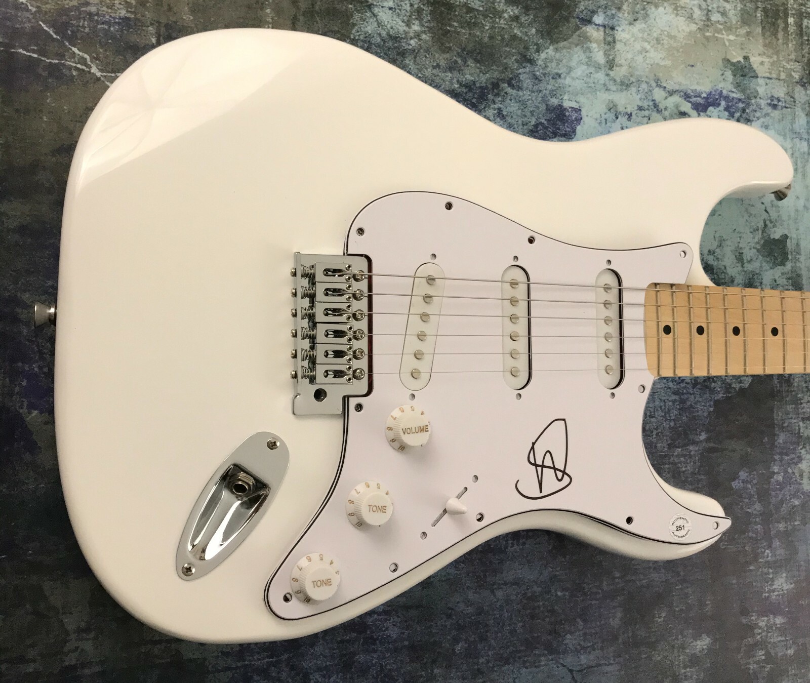 GFA Traffic & Blind Faith * STEVE WINWOOD * Signed Electric Guitar PROOF AD3 COA