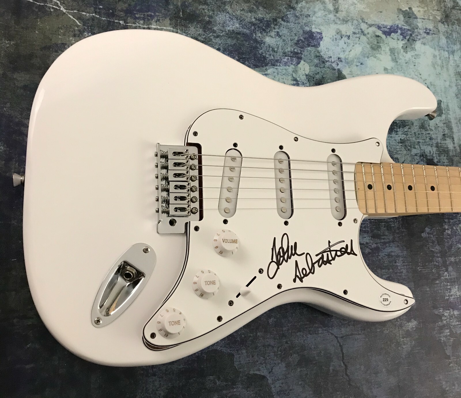 GFA The Lovin' Spoonful * JOHN SEBASTIAN * Signed Electric Guitar PROOF J2 COA