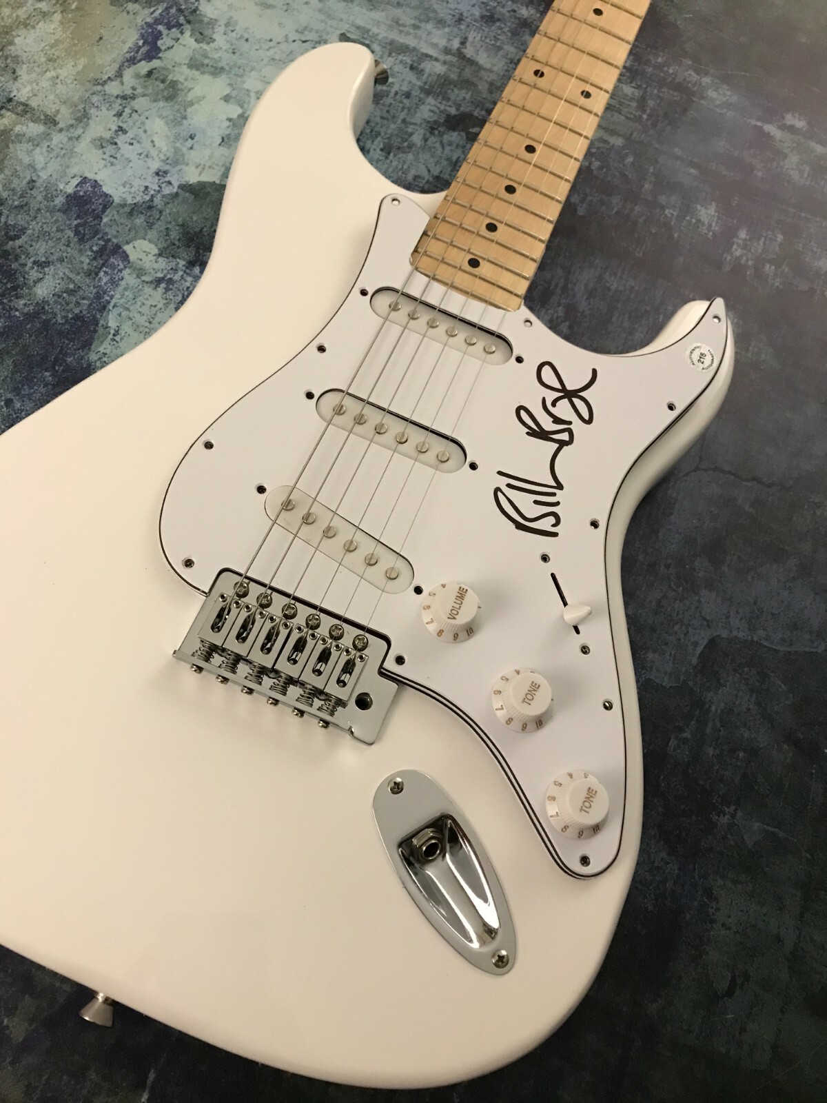 GFA Brewing Up With * BILLY BRAGG * Signed Autograph Electric Guitar PROOF D COA