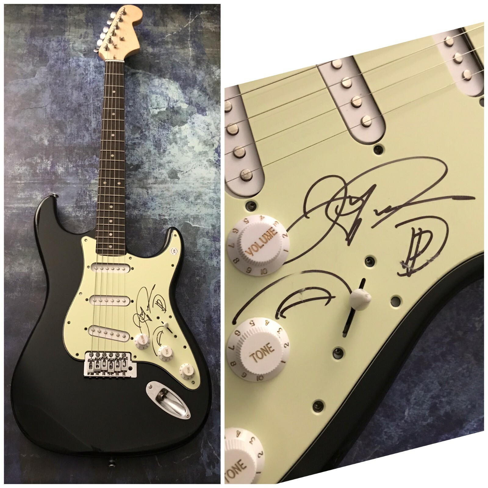 PSA Rainbow & Deep Purple * JOE LYNN TURNER * Signed Electric Guitar COA