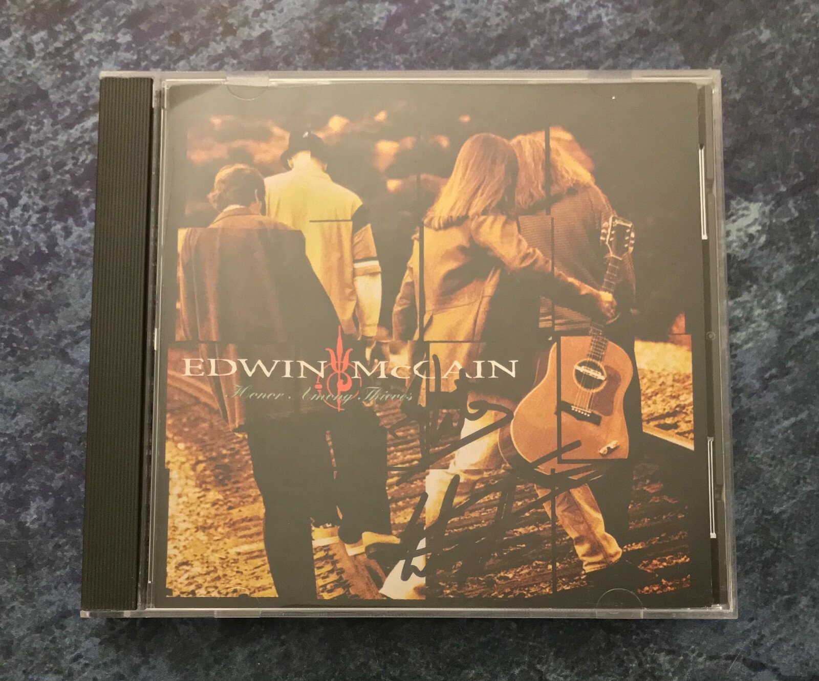 GFA HONOR AMONG THIEVES ALBUM * EDWIN MCCAIN * SIGNED CD BOOKLET COA COLLECTIBLE MEMORABILIA