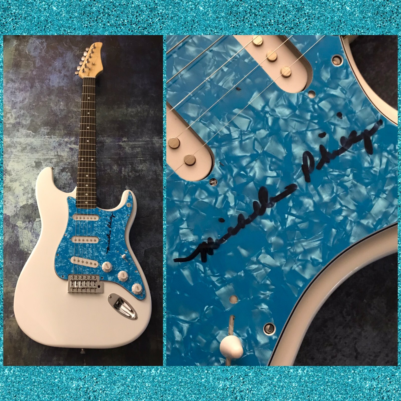 GFA The Mamas and the Papas * MICHELLE PHILLIPS * Signed Electric Guitar M1 COA