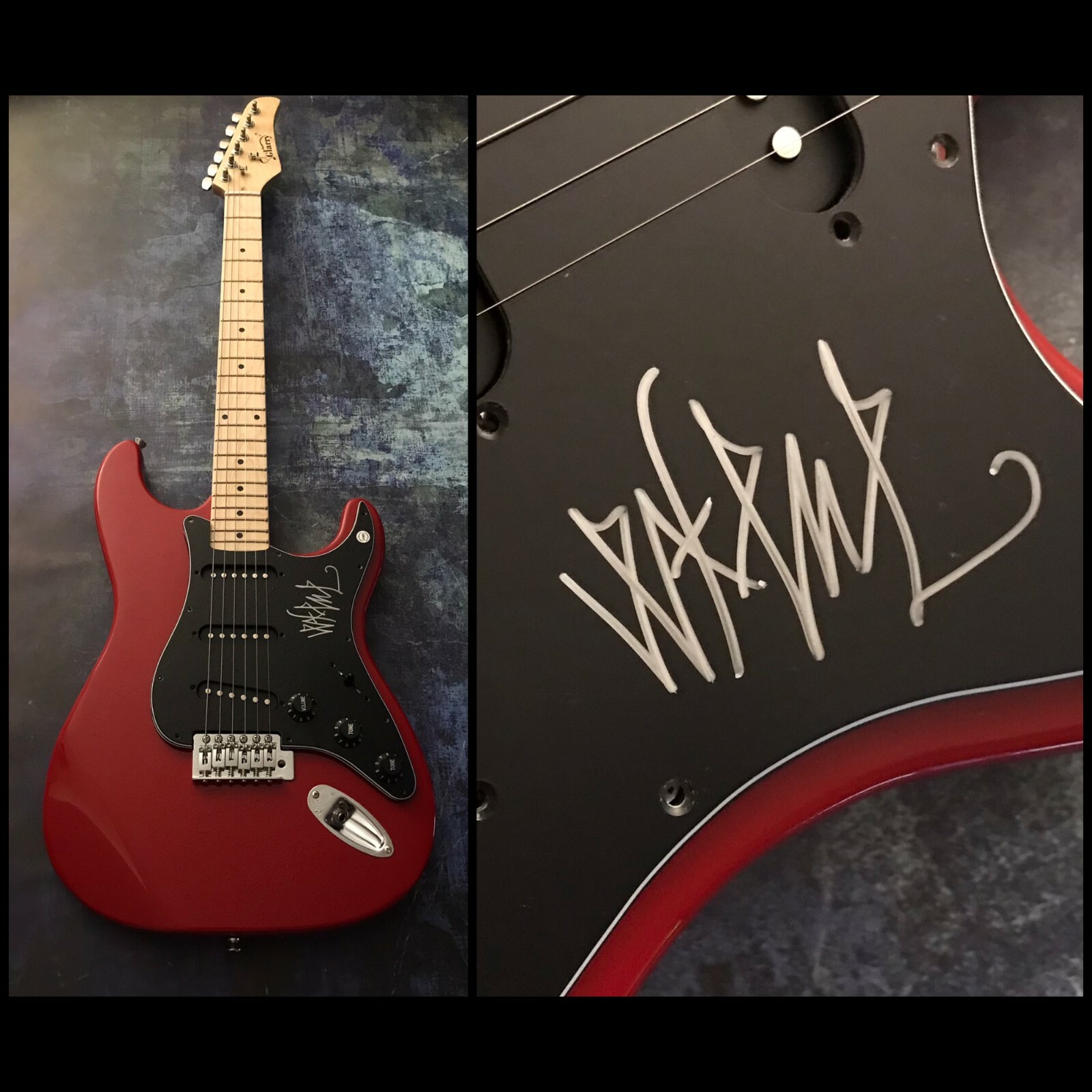 GFA We're Desperate - Band X * EXENE CERVENKA * Signed Electric Guitar E1 COA