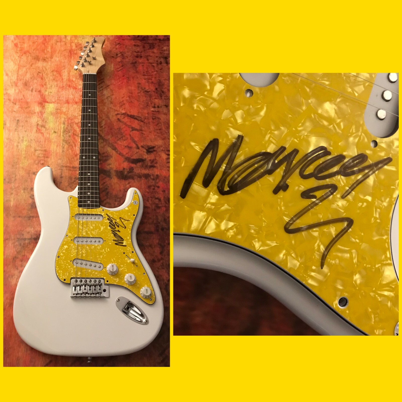 GFA The Adicts Band Singer * KEITH MONKEY WARREN * Signed Electric Guitar COA