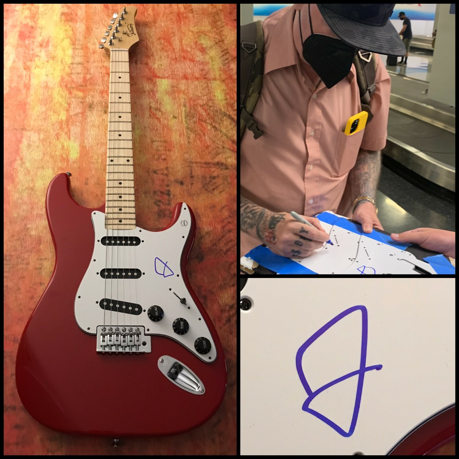 GFA Limp Bizkit Band Nookie * FRED DURST * Signed Electric Guitar PROOF F3 COA
