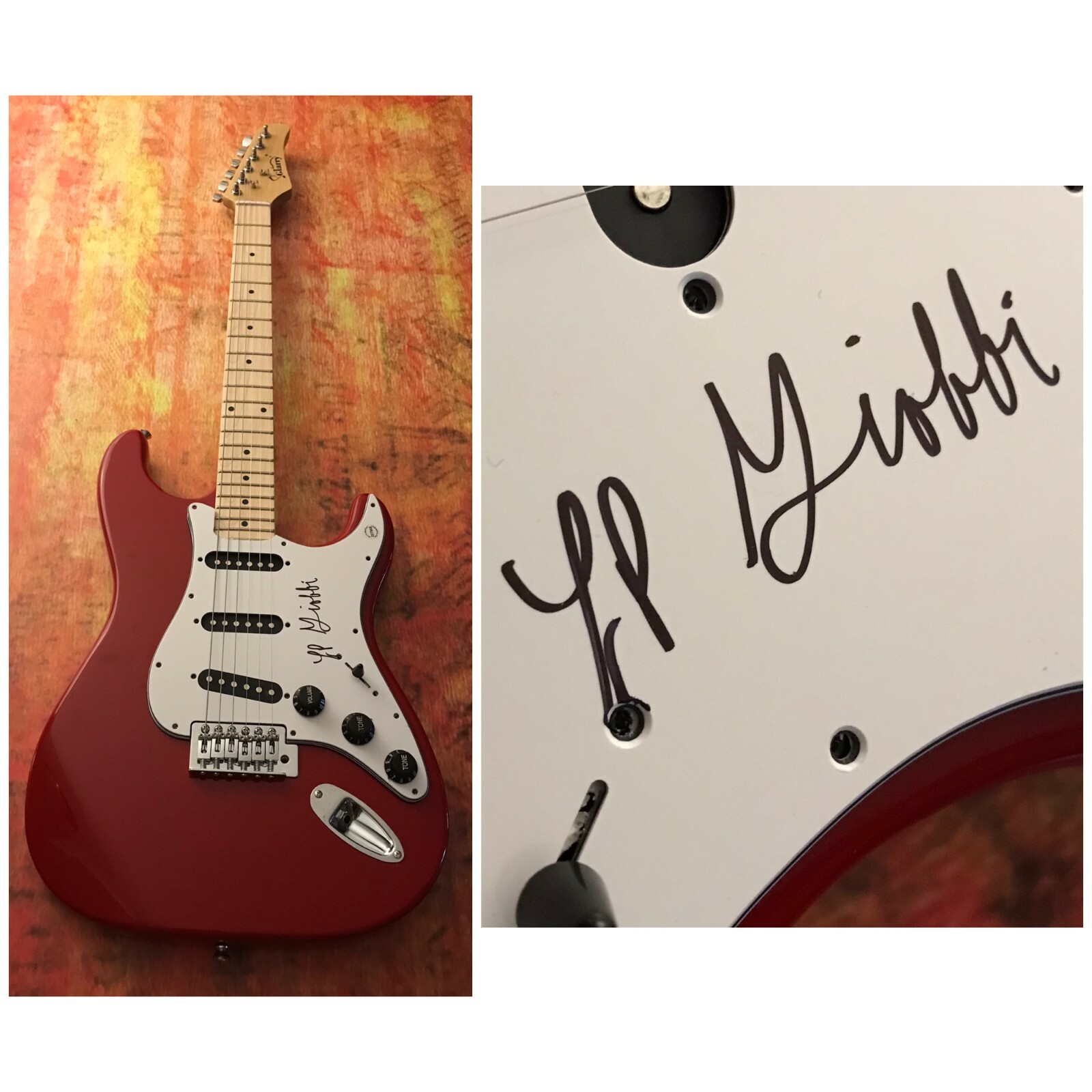 GFA Move Your Body Sexy Star * LP GIOBBI * Signed Electric Guitar L3 COA