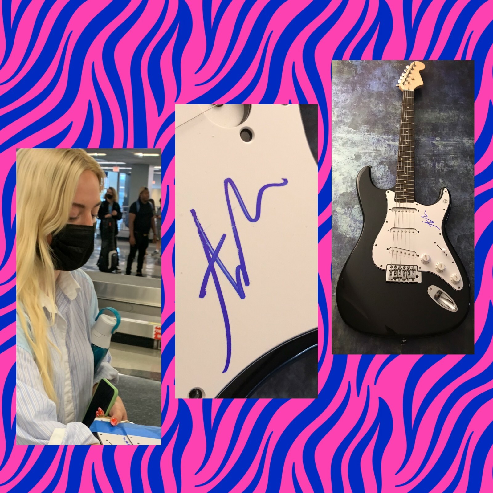 GFA Moral of the Story Sexy Star * ASHE * Signed Electric Guitar PROOF A2 COA
