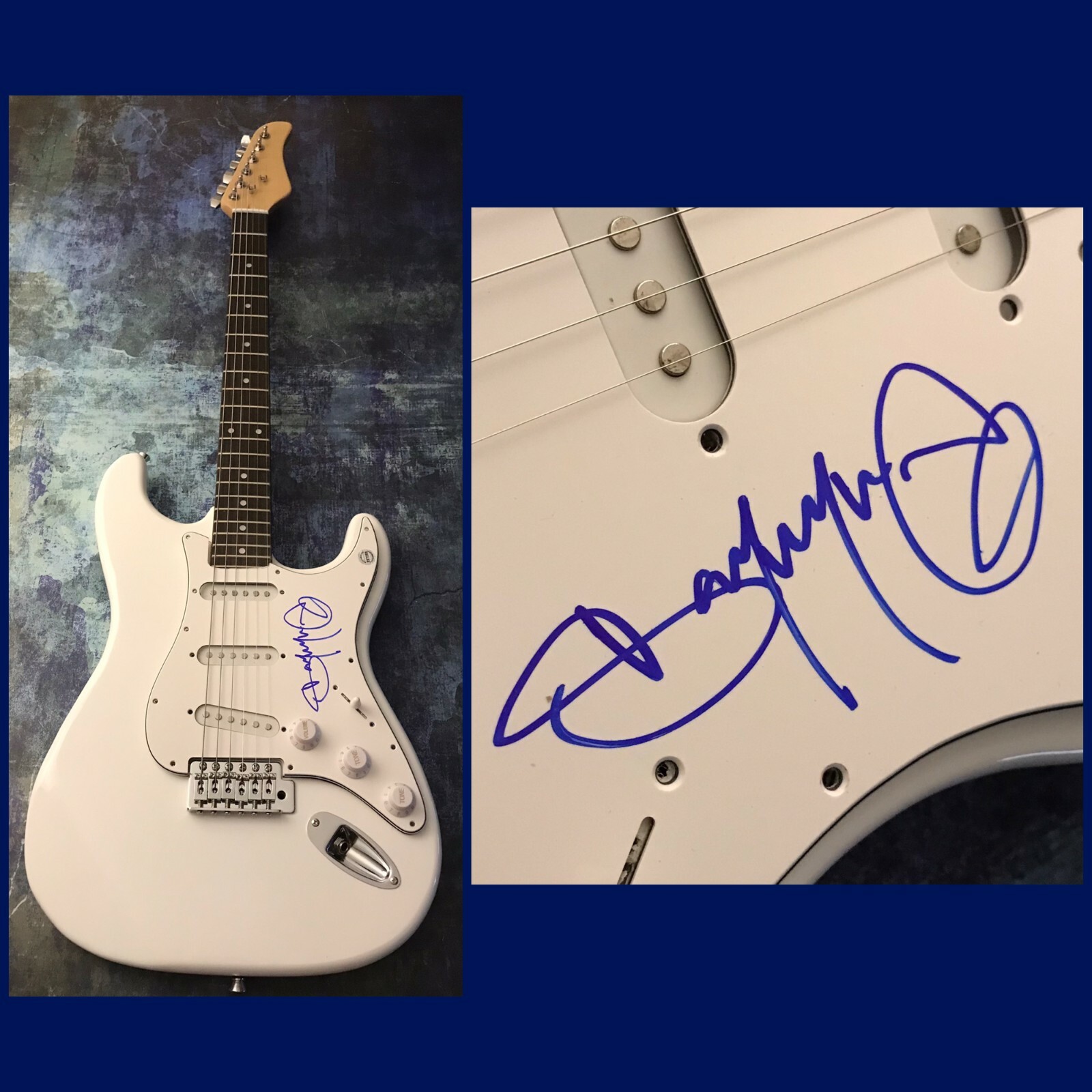 GFA EDM Hardtrap I Can't Escape * SAYMYNAME * Signed Electric Guitar S1 COA