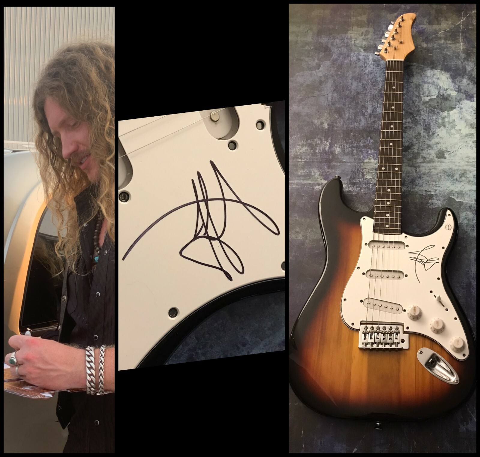 GFA Highwayman Guitarist * JARED JAMES NICHOLS * Signed Electric Guitar J5 COA