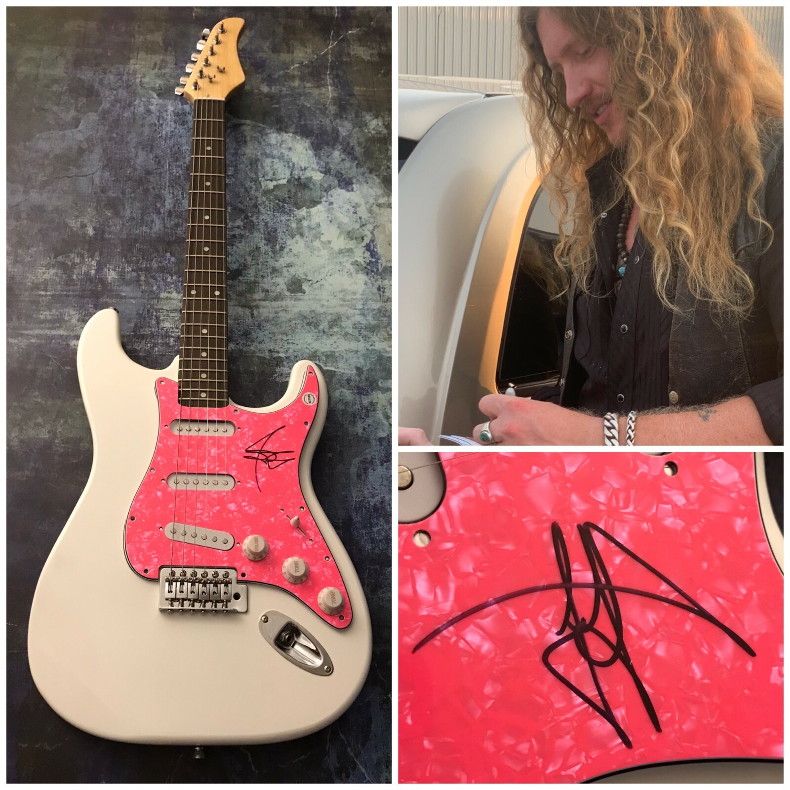 GFA Highwayman Guitarist * JARED JAMES NICHOLS * Signed Electric Guitar J8 COA