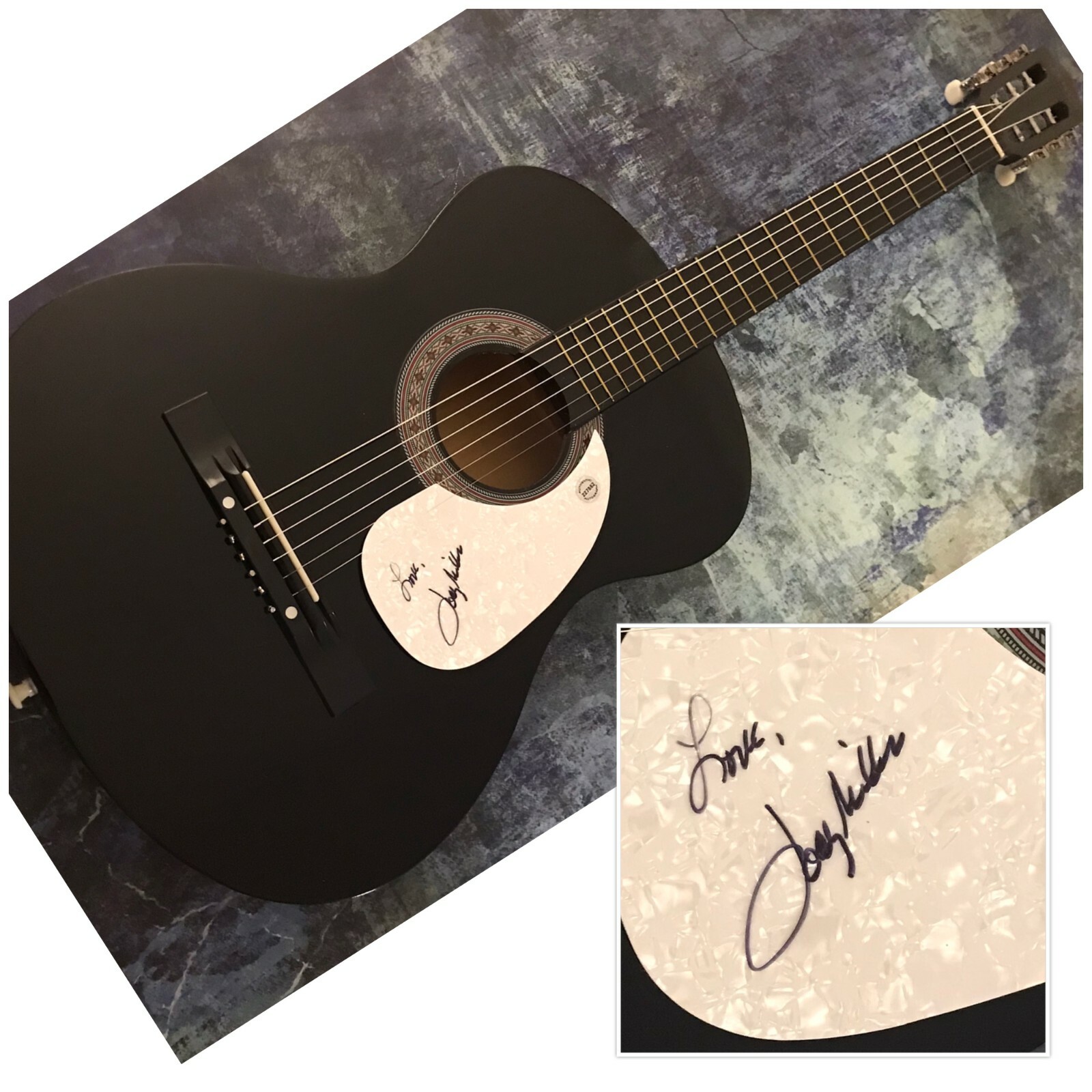 GFA He Walks Like a Man Star * JODY MILLER * Signed Acoustic Guitar J1 COA