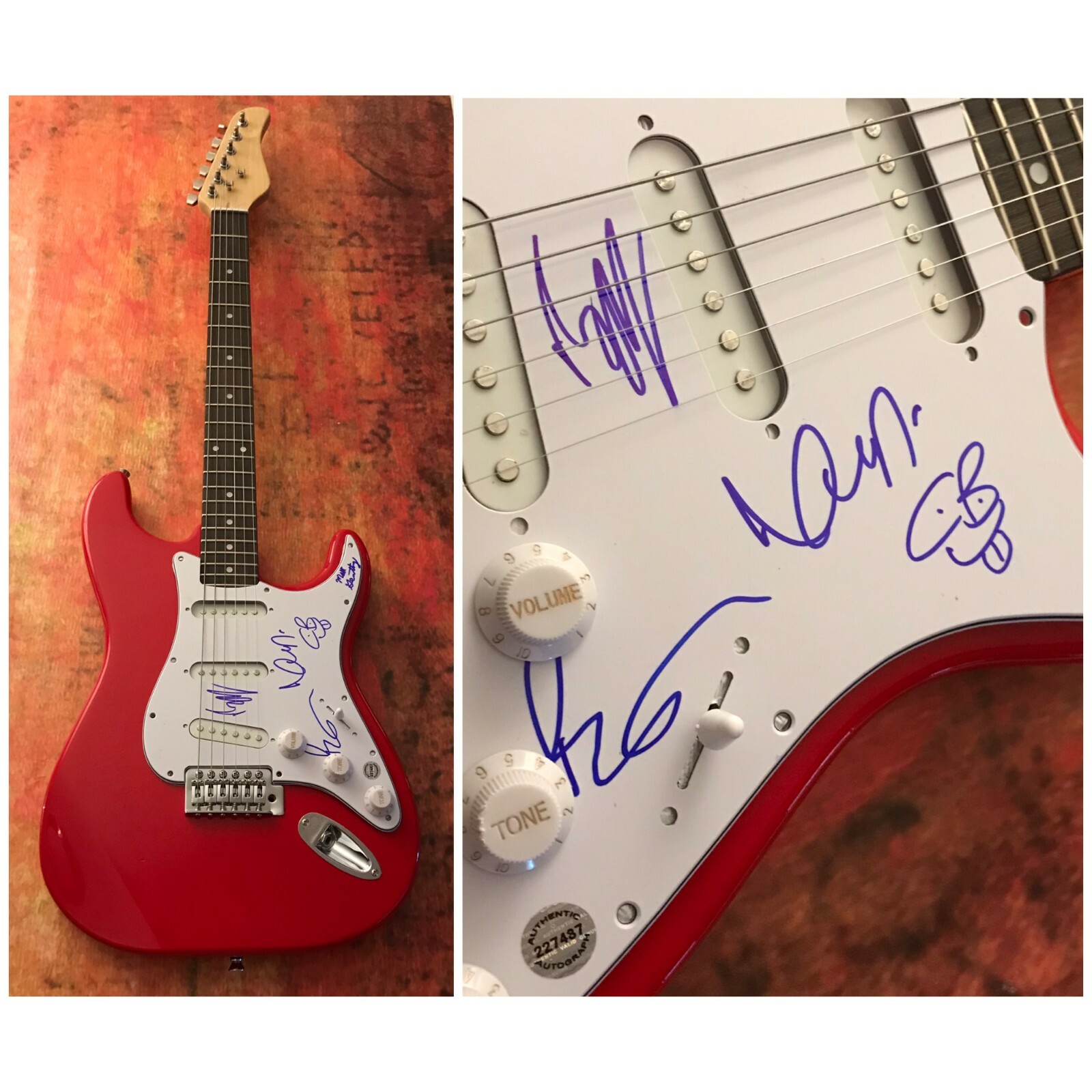 GFA Ben Bridwell x5 Band * BAND OF HORSES * Signed Electric Guitar B6 COA