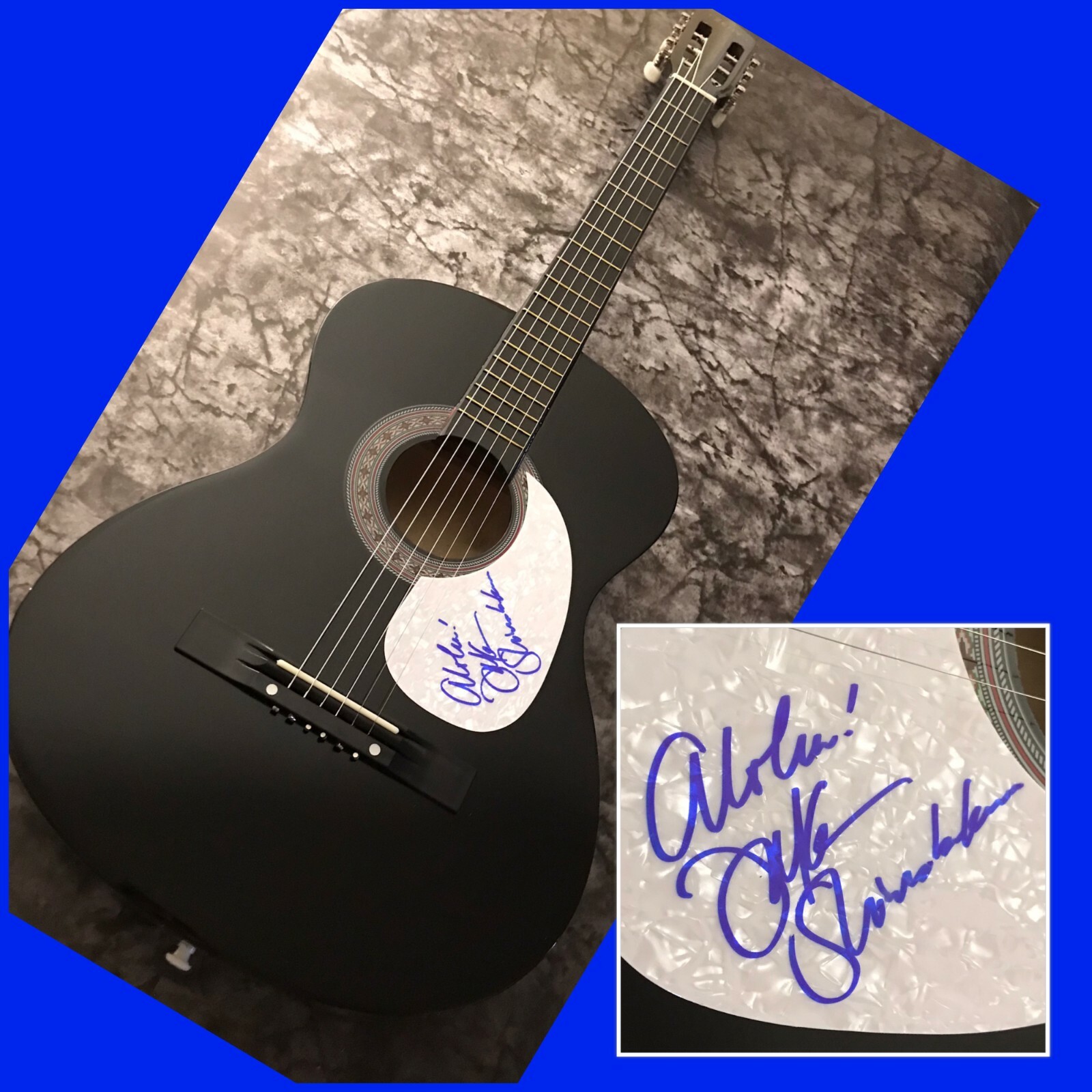 GFA Over the Rainbow Star * JAKE SHIMABUKURO * Signed Acoustic Guitar COA