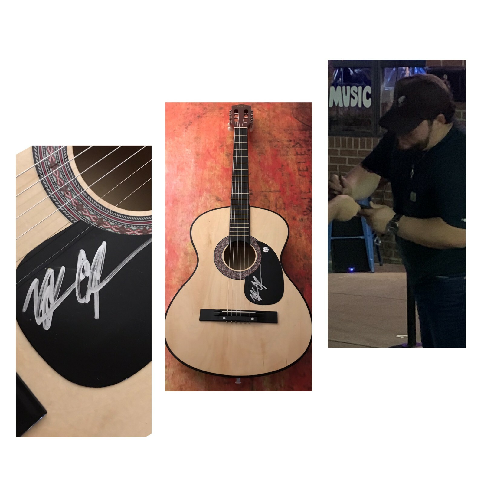 GFA Good As It Gets Star * HAYDEN COFFMAN * Signed Acoustic Guitar PROOF H3 COA