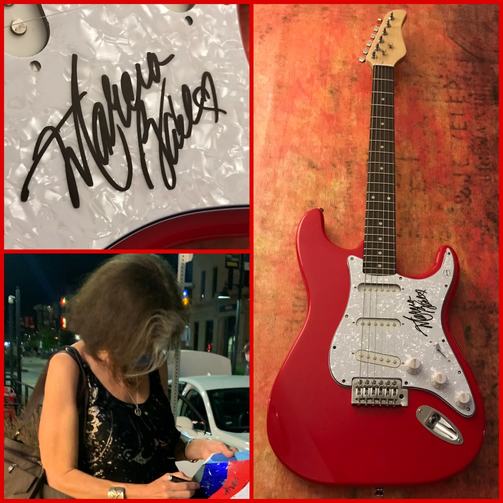 GFA Dreams Come True Jazz Star * MARCIA BALL * Signed Electric Guitar PROOF COA