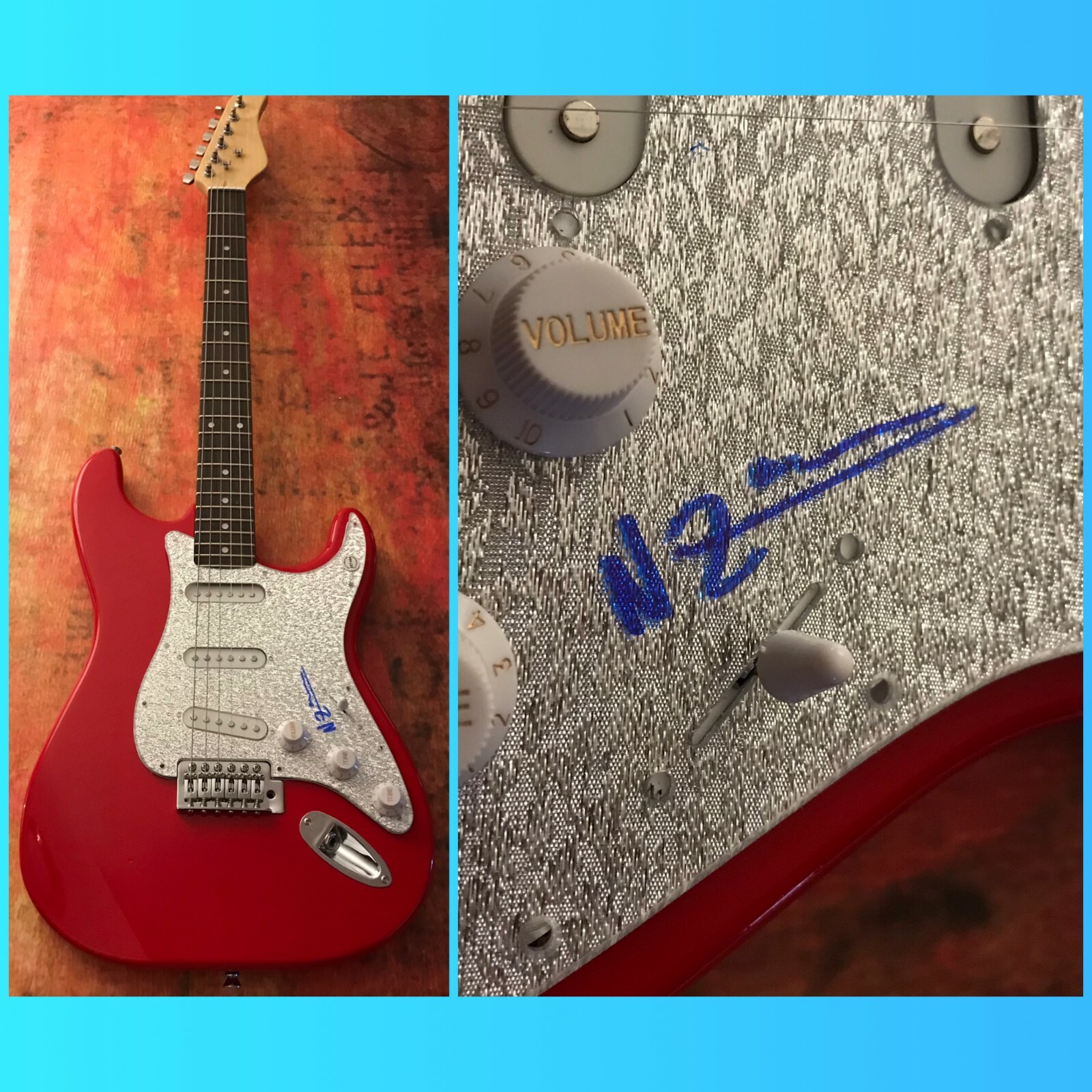 GFA Nick Zawisa Unrequited Love * BREAKUP SHOES * Signed Electric Guitar B4 COA