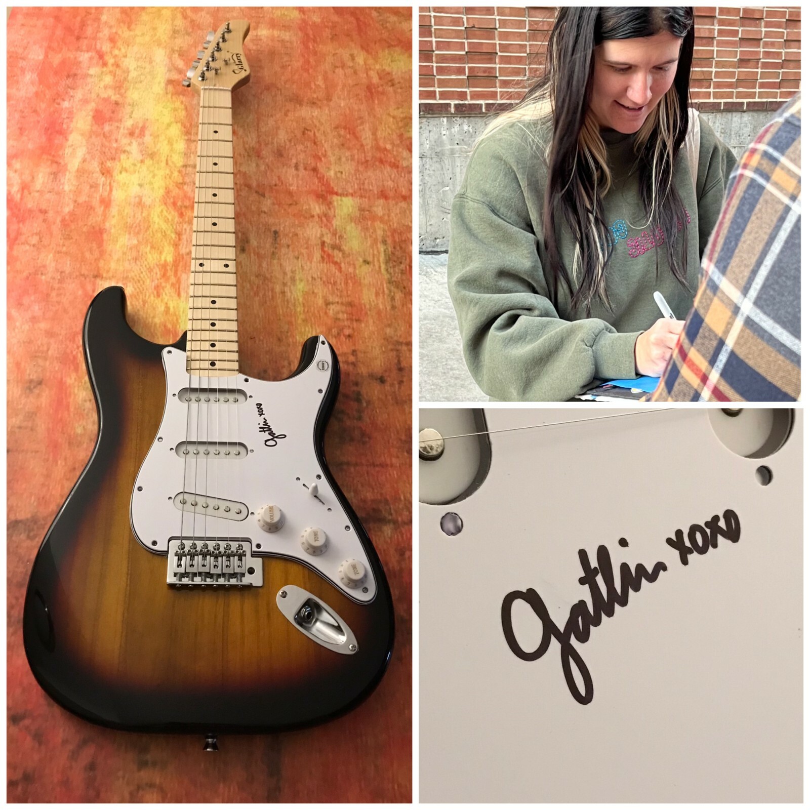 GFA Talking to Myself Singer * GATLIN * Signed Electric Guitar PROOF G2 COA