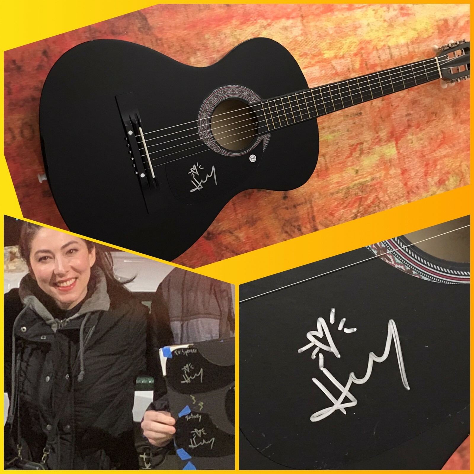 GFA All in Your Name Star * HEATHER MALONEY * Signed Acoustic Guitar H2 COA