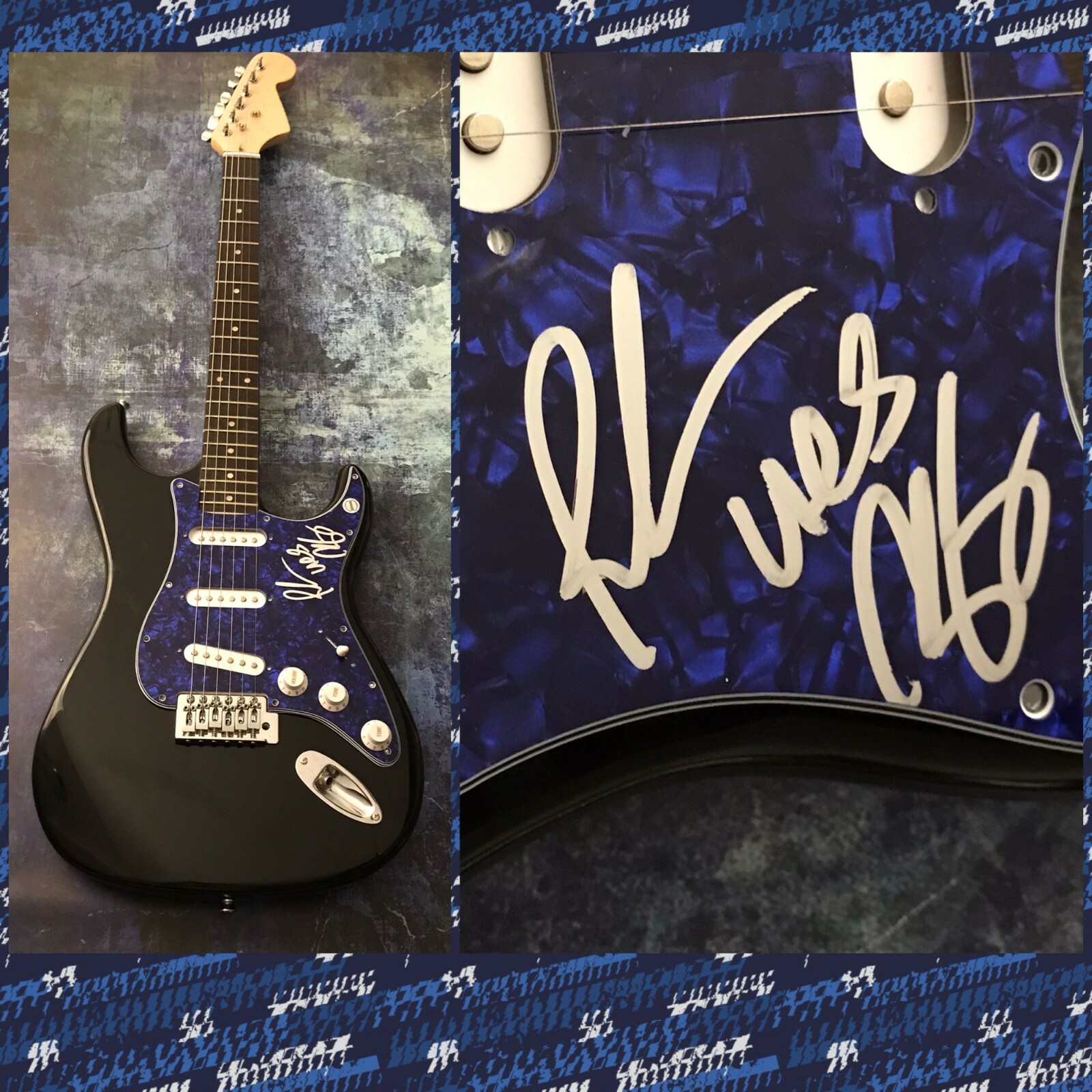 GFA Uncle Snap & Rooster Duo * THE LACS * Signed Electric Guitar L2 COA