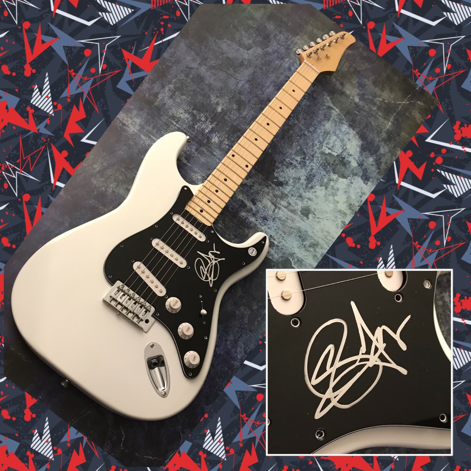 GFA Feeling Good Star * DEMUN JONES * Signed Electric Guitar D2 COA