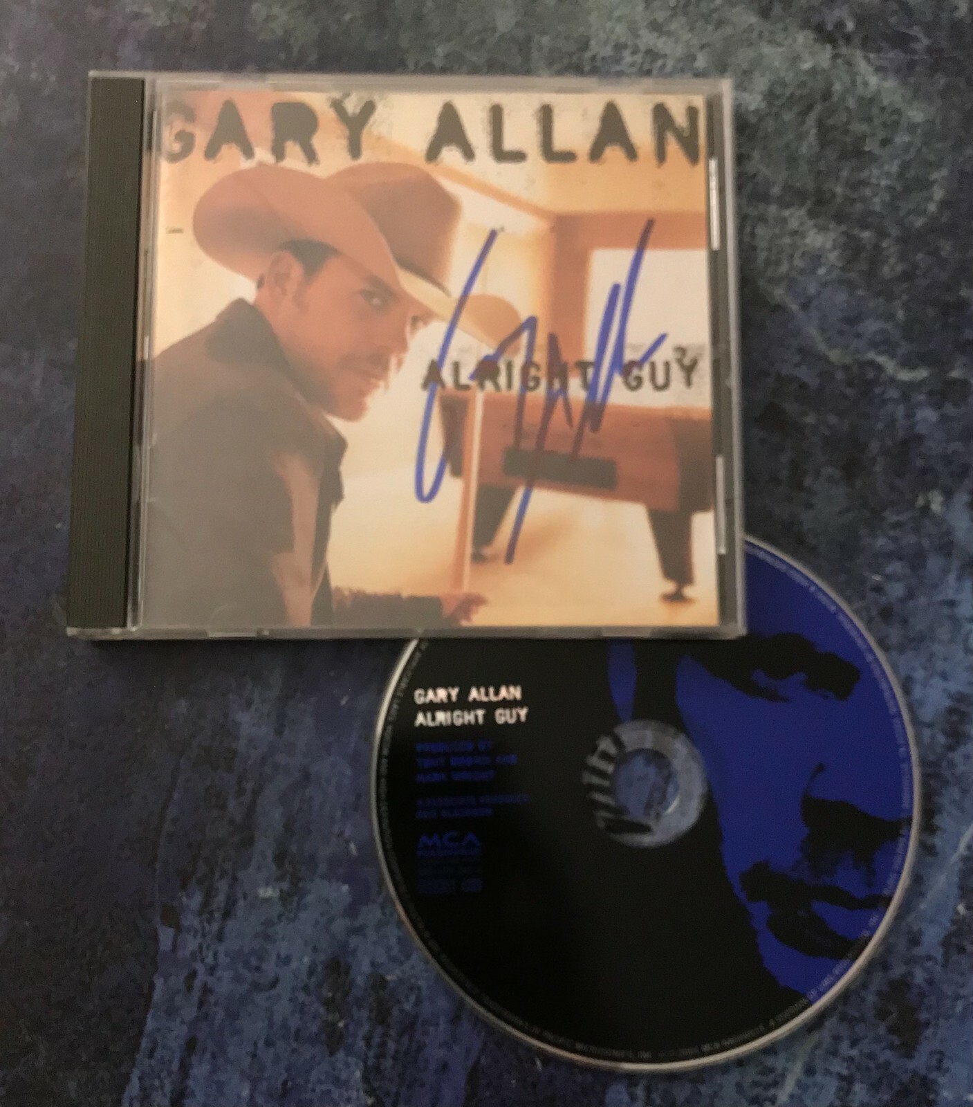GFA ALRIGHT GUY ALBUM * GARY ALLAN * SIGNED CD BOOKLET COA COLLECTIBLE MEMORABILIA