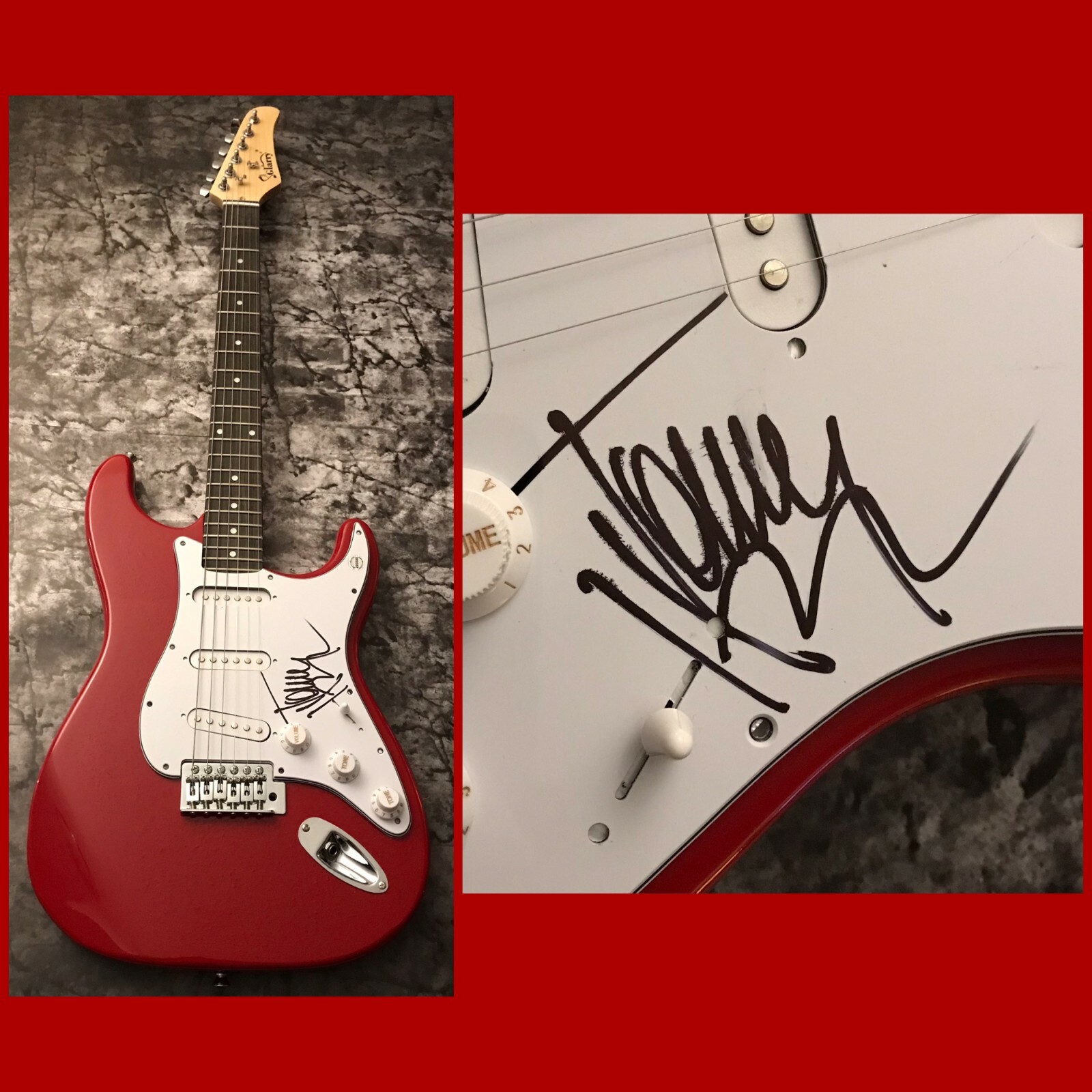 GFA Hollywood Vampires Guitarist * TOMMY HENRIKSEN * Signed Electric Guitar COA