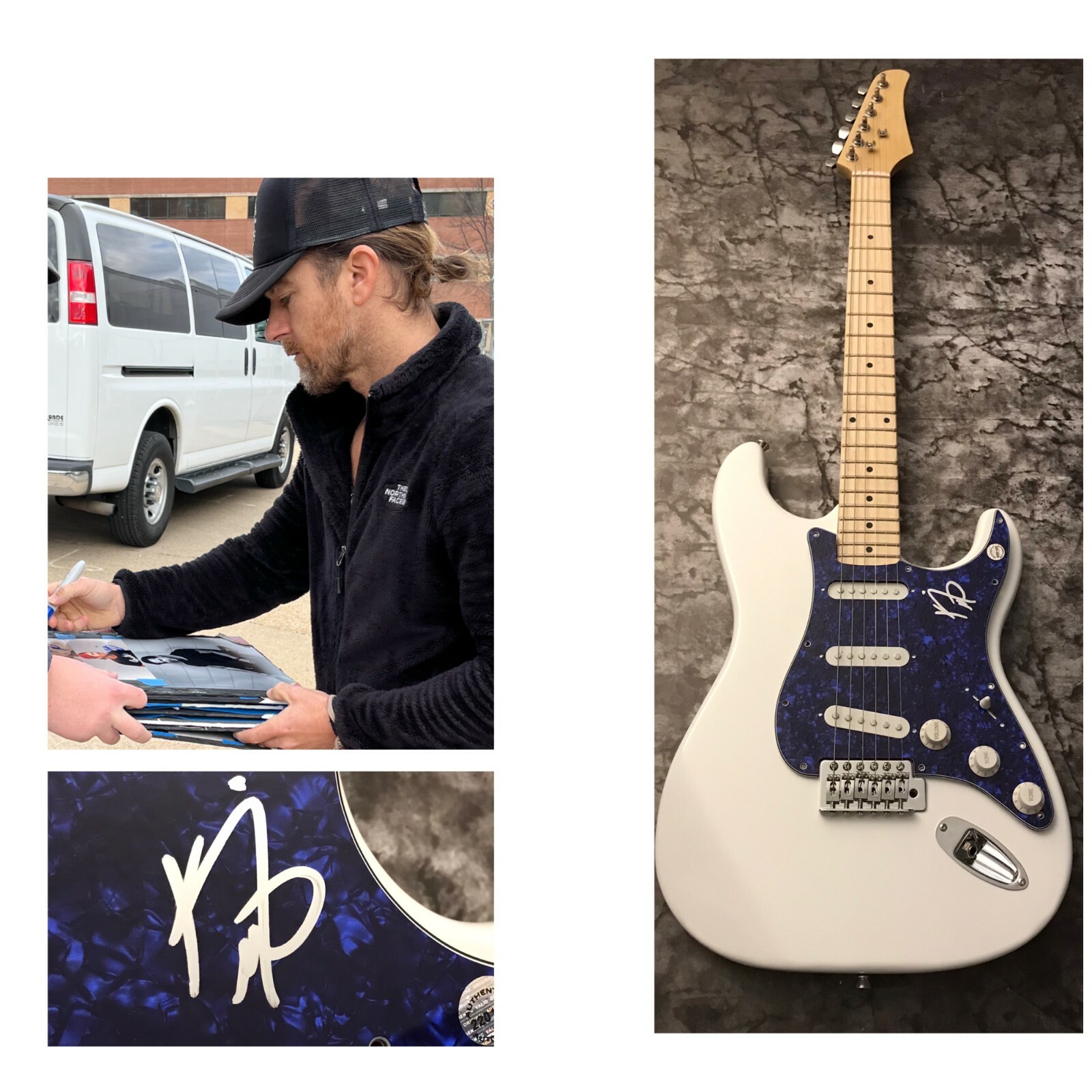 GFA Wild World She's Mine * KIP MOORE * Signed Electric Guitar PROOF K4 COA