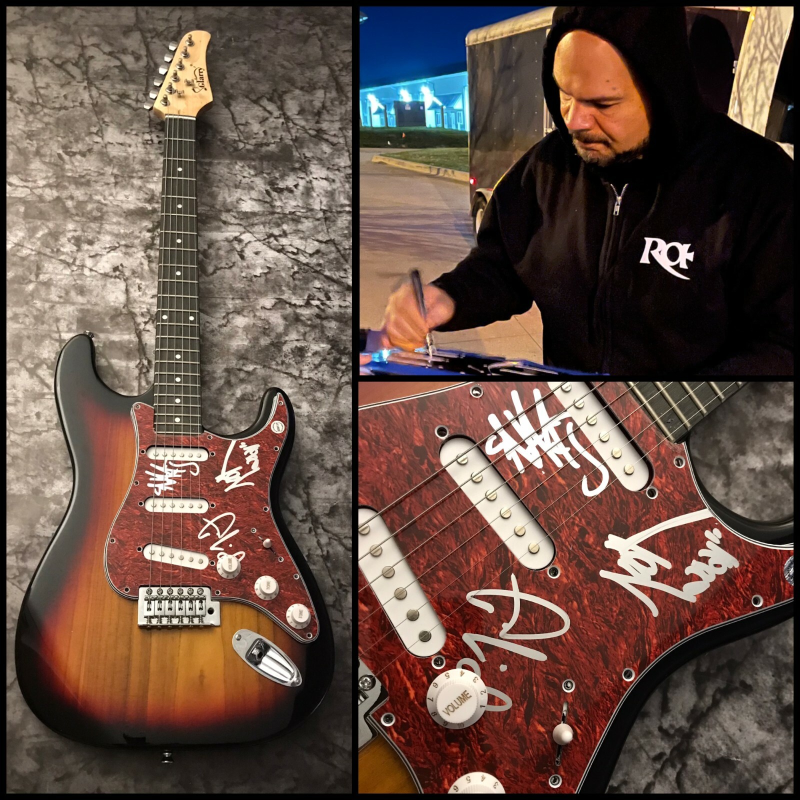 GFA From One Do You Call My Name * RA BAND * Signed Electric Guitar PROOF R3 COA