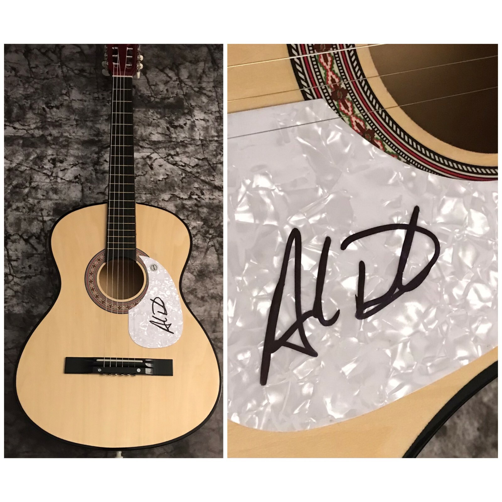 GFA Another - Famous Country Star * ADAM DOLEAC * Signed Acoustic Guitar A2 COA