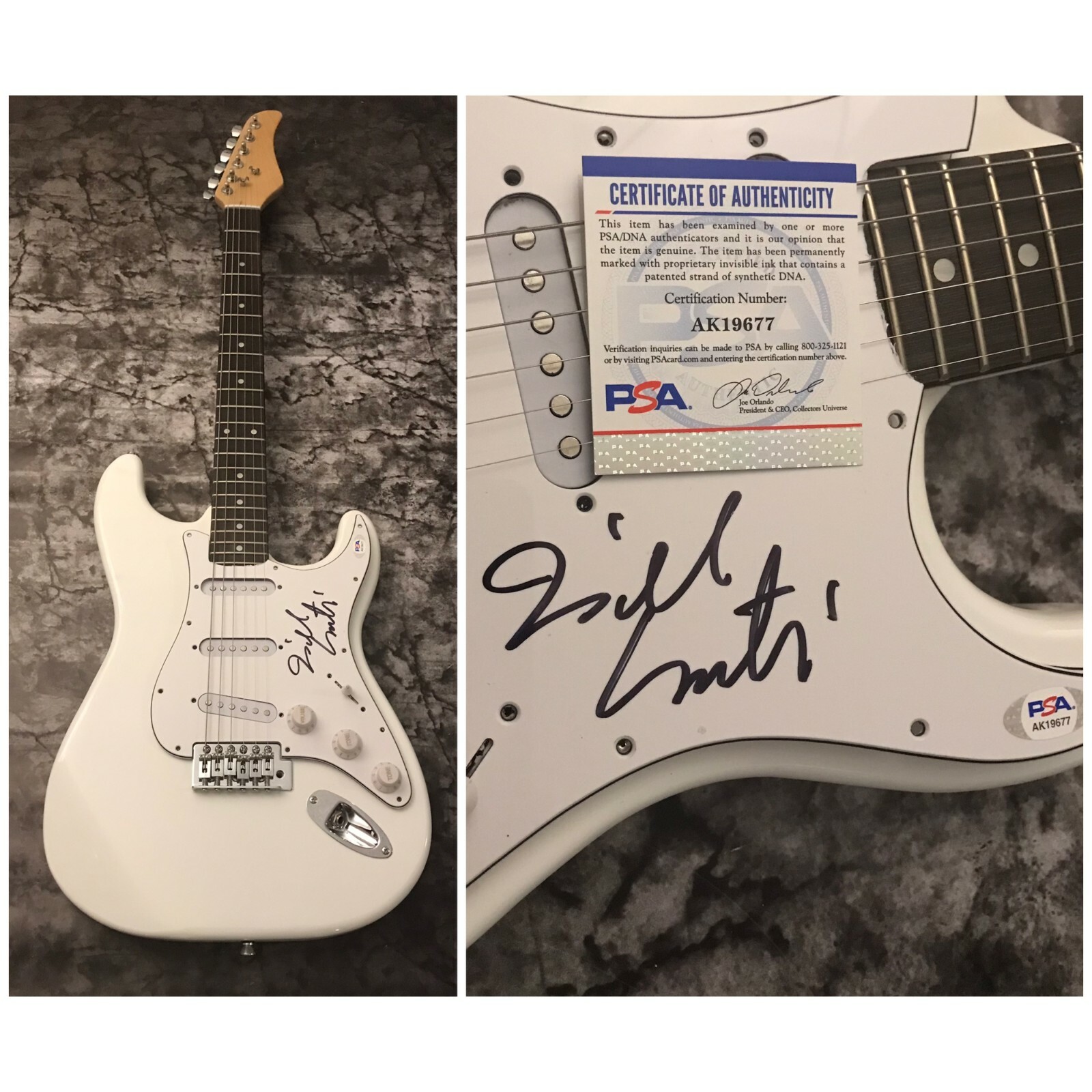 PSA/DNA Rocky & Karate Kid Composer * BILL CONTI * Signed Electric Guitar COA