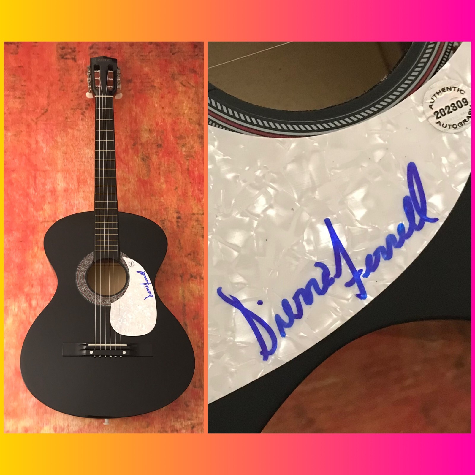 GFA LONG TIME COMING * SIERRA FERRELL * SIGNED ACOUSTIC GUITAR PROOF S2 COA COLLECTIBLE MEMORABILIA