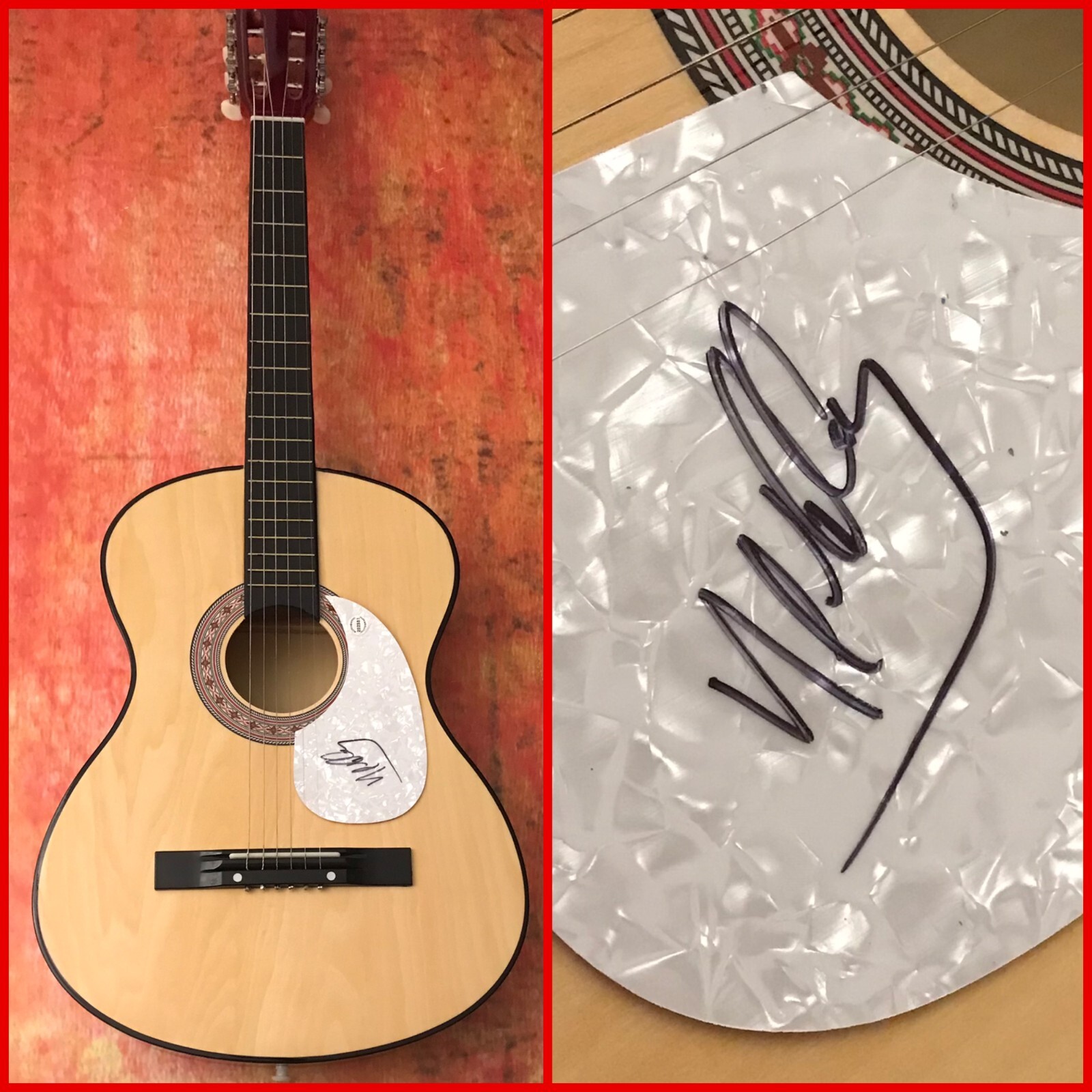 GFA Wink Country Legend * NEAL McCOY * Signed Acoustic Guitar N8 COA