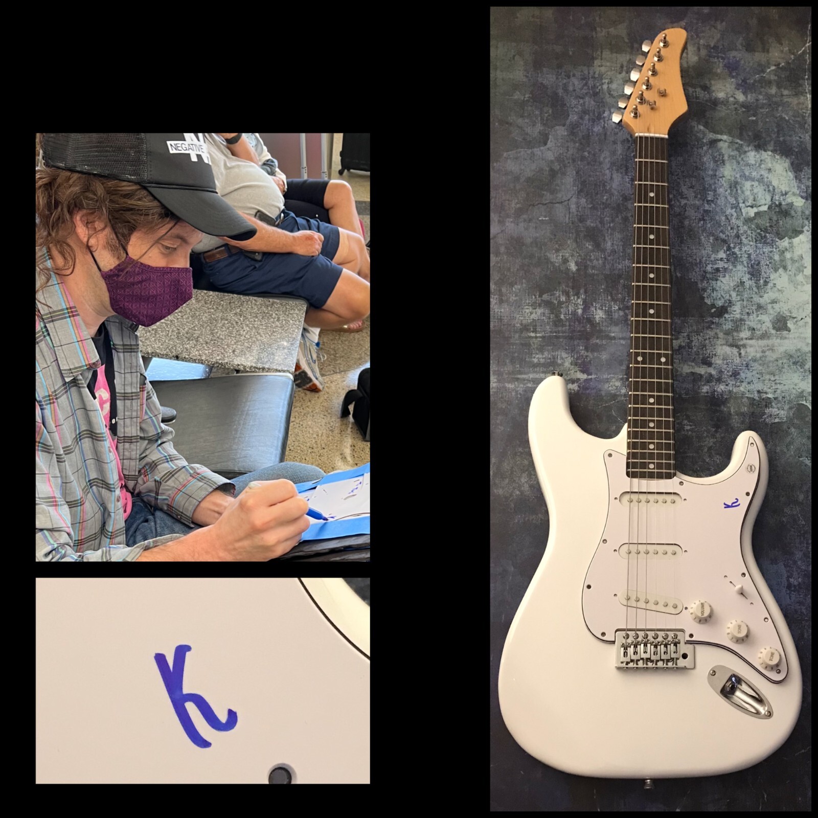 GFA Pretty Pimpin Star * KURT VILE * Signed Electric Guitar PROOF K2 COA