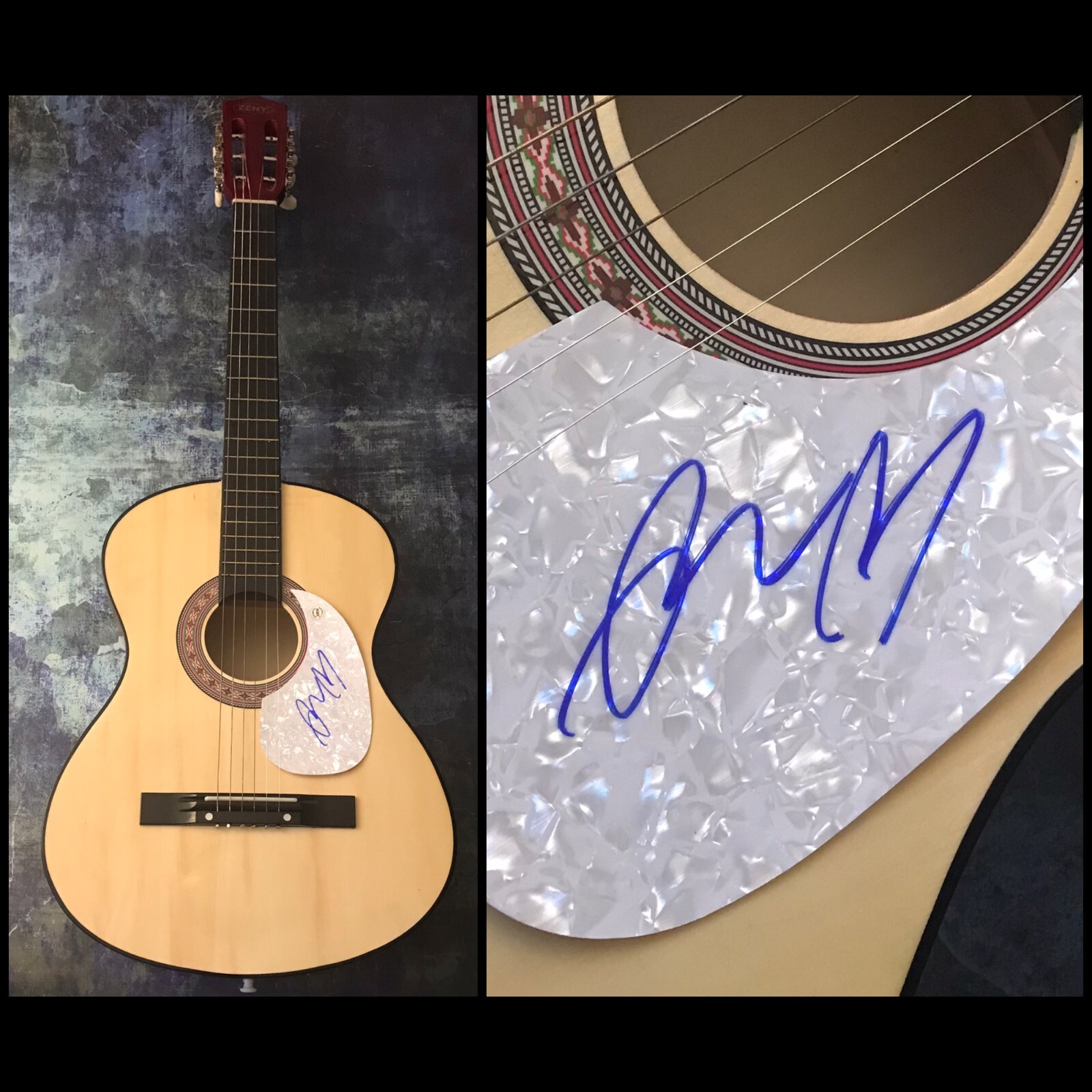 GFA Indiana Small Talk Caroline * BRISTON MARONEY * Signed Acoustic Guitar COA
