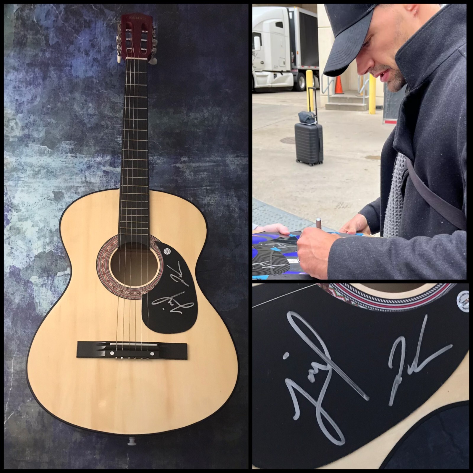 GFA Joel & Luke Smallbone * for KING & COUNTRY * Signed Acoustic Guitar K2 COA