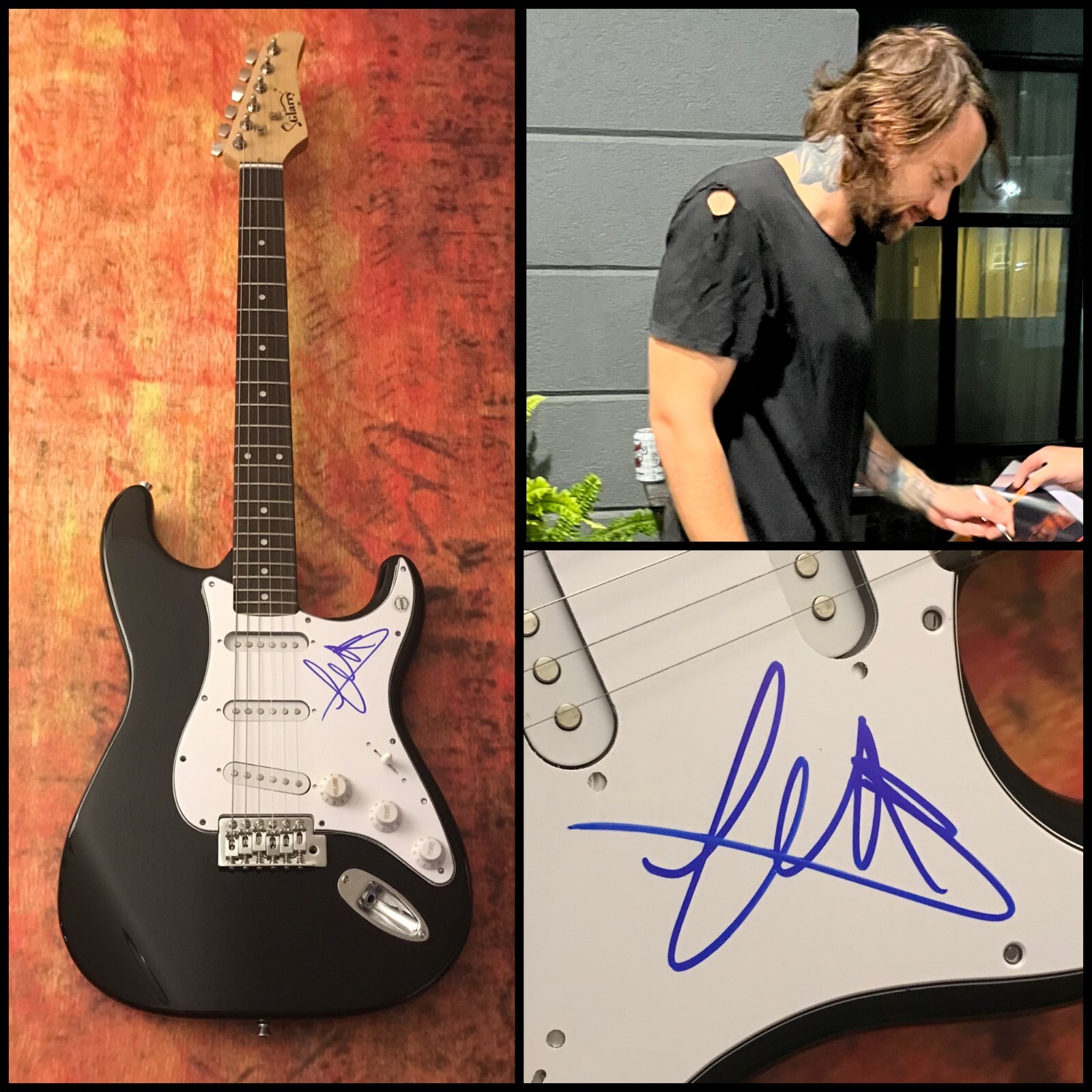 GFA Beartooth Band * CALEB SHOMO * Signed Electric Guitar PROOF C1 COA