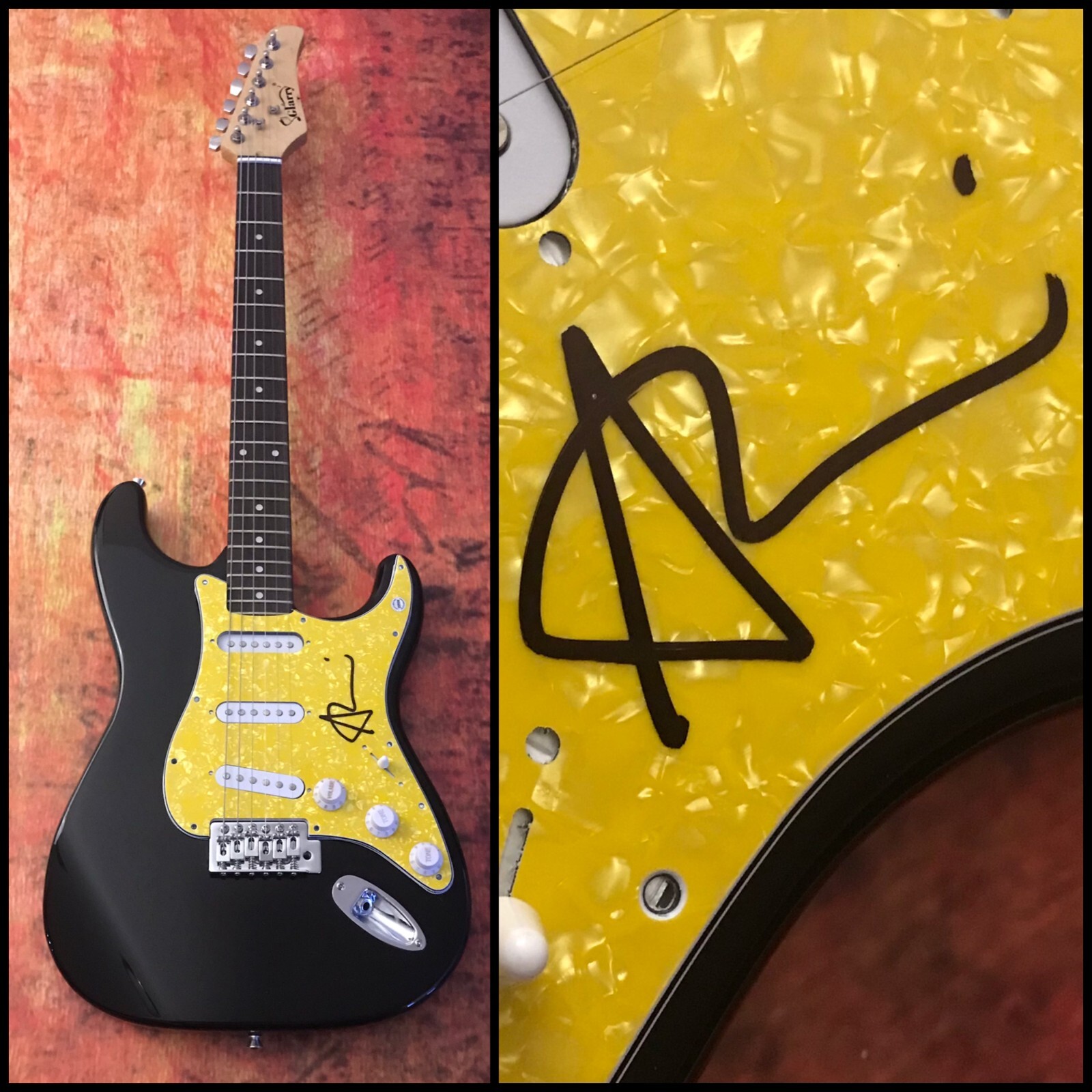GFA The War on Drugs Band * ADAM GRANDUCIEL * Signed Electric Guitar COA