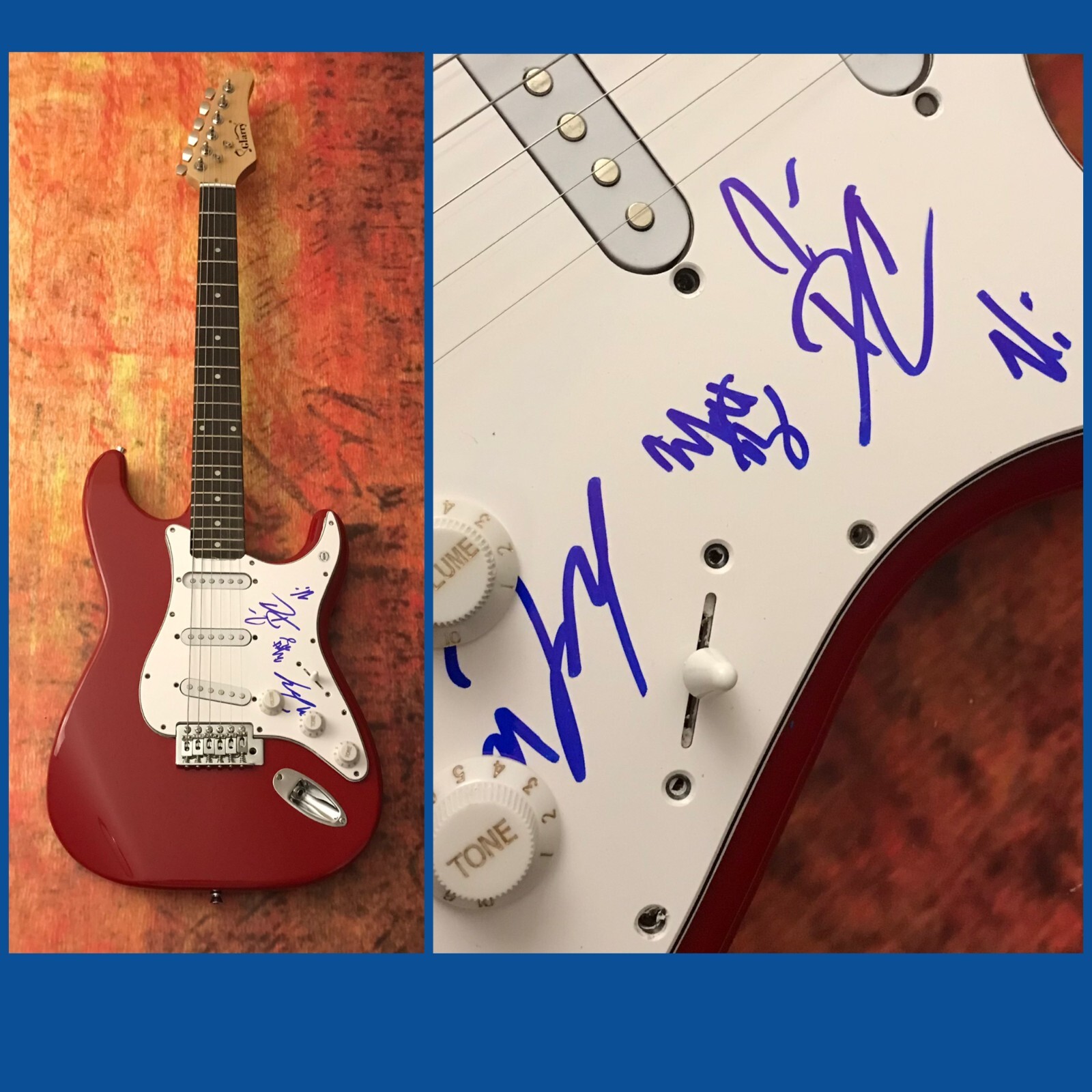 GFA After the Party x5 Band * THE WONDER YEARS * Signed Electric Guitar COA