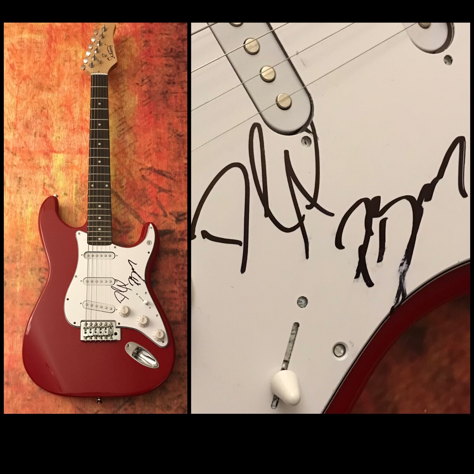 GFA How Do You Feel Now? x2 Band * JOYWAVE * Signed Electric Guitar COA