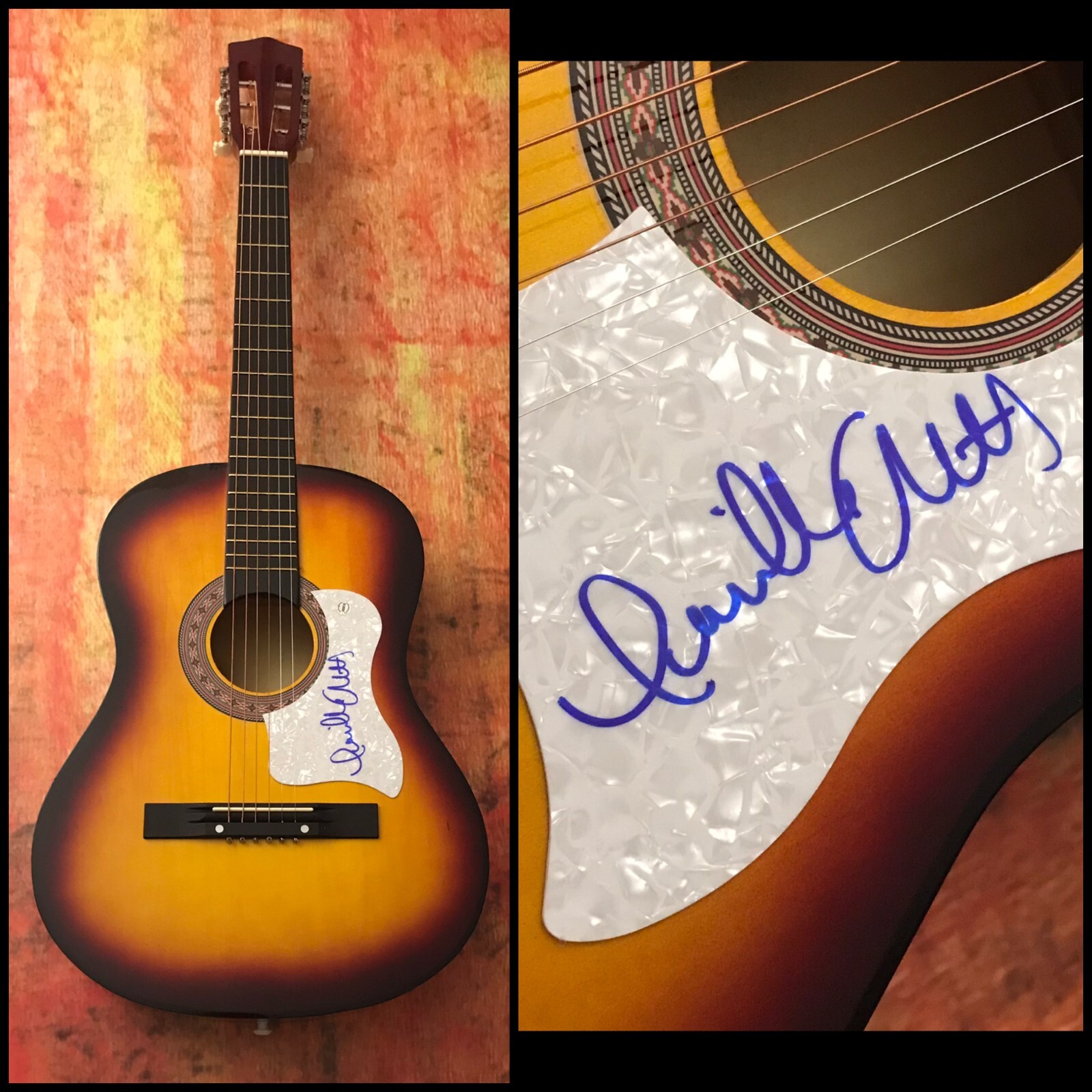 GFA Sexy Country Somebody Like That * TENILLE ARTS * Signed Acoustic Guitar COA