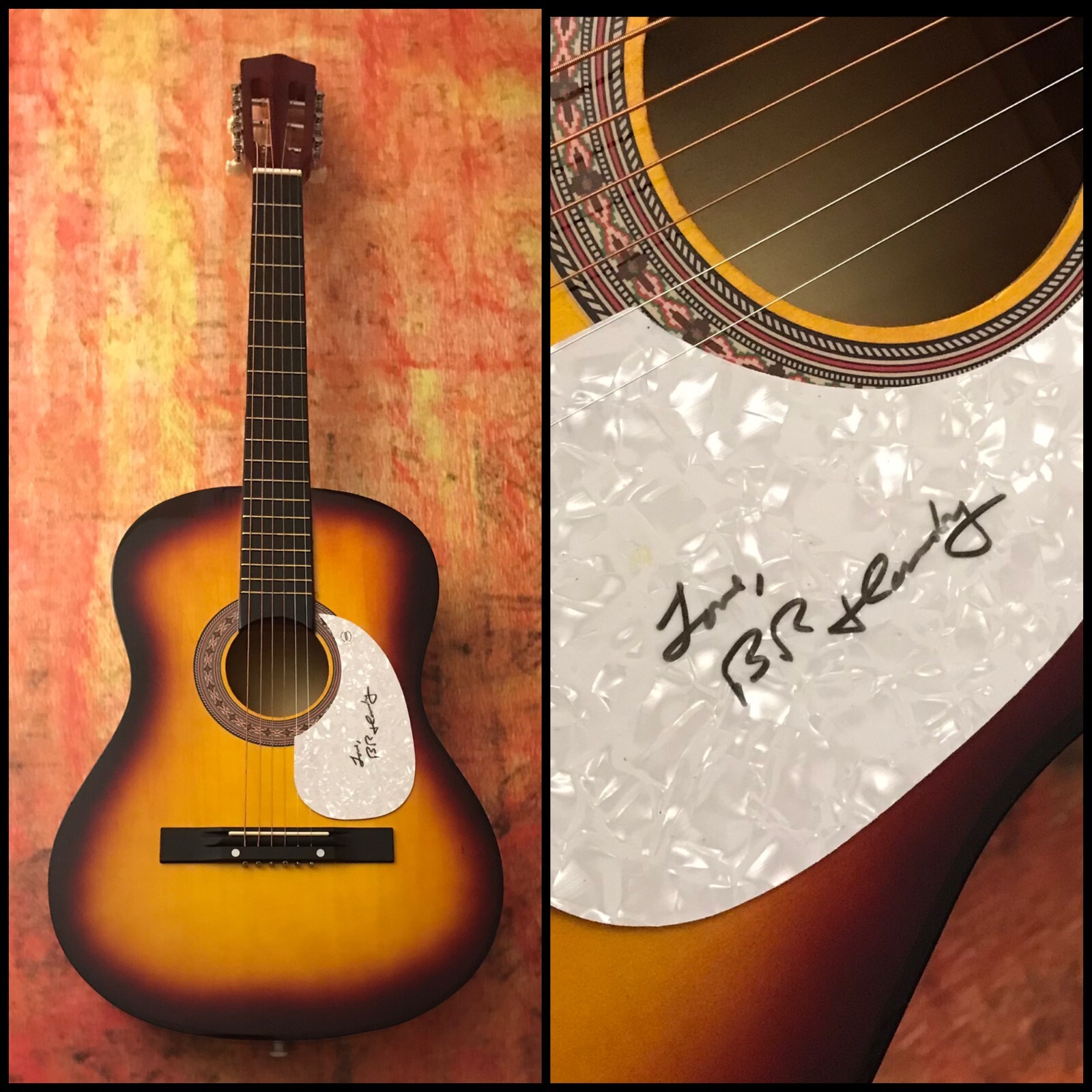 GFA Look Out Any Window * BRUCE HORNSBY * Signed Acoustic Guitar B6 COA