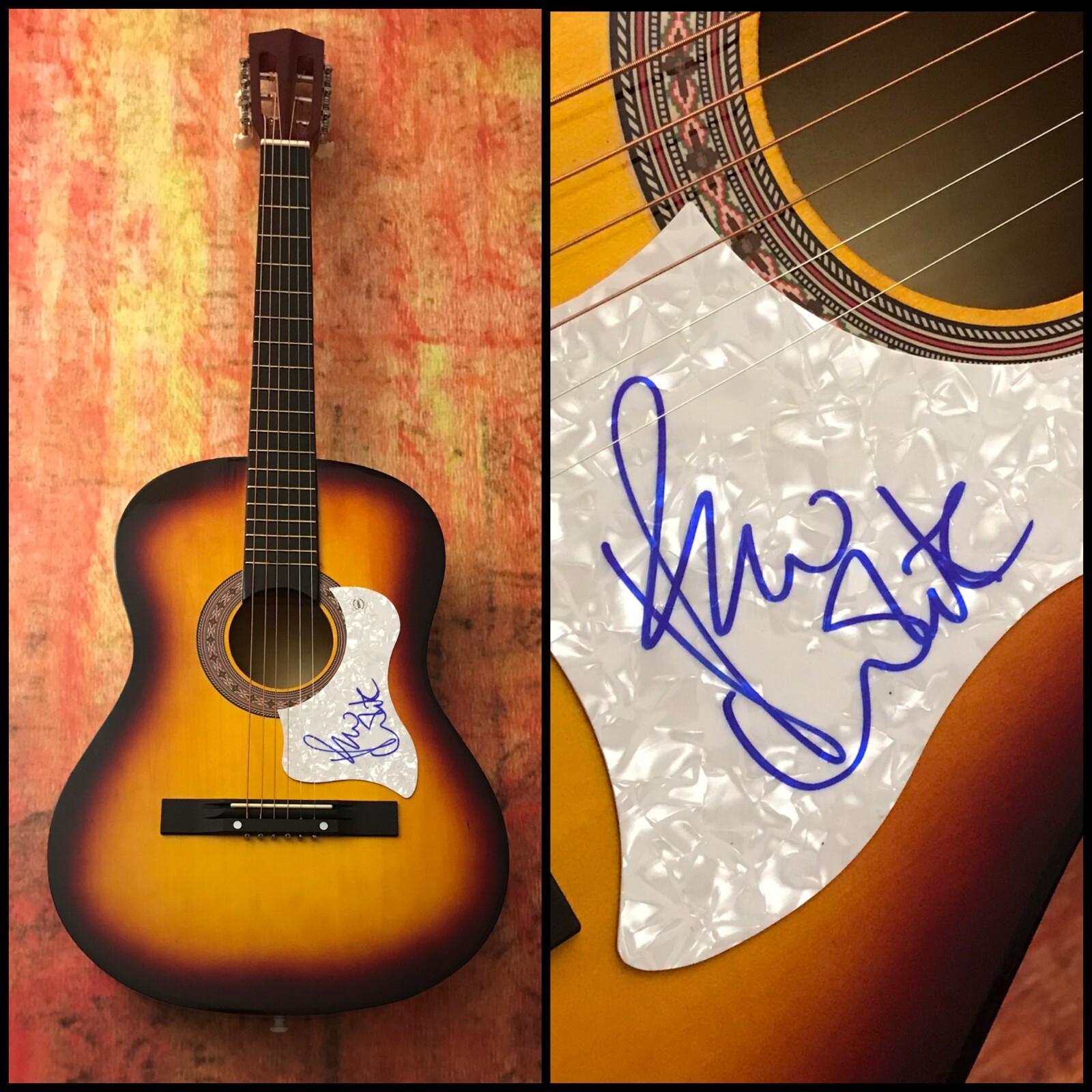 GFA Caravan of Dreams Star * PETER WHITE * Signed Acoustic Guitar PROOF P5 COA