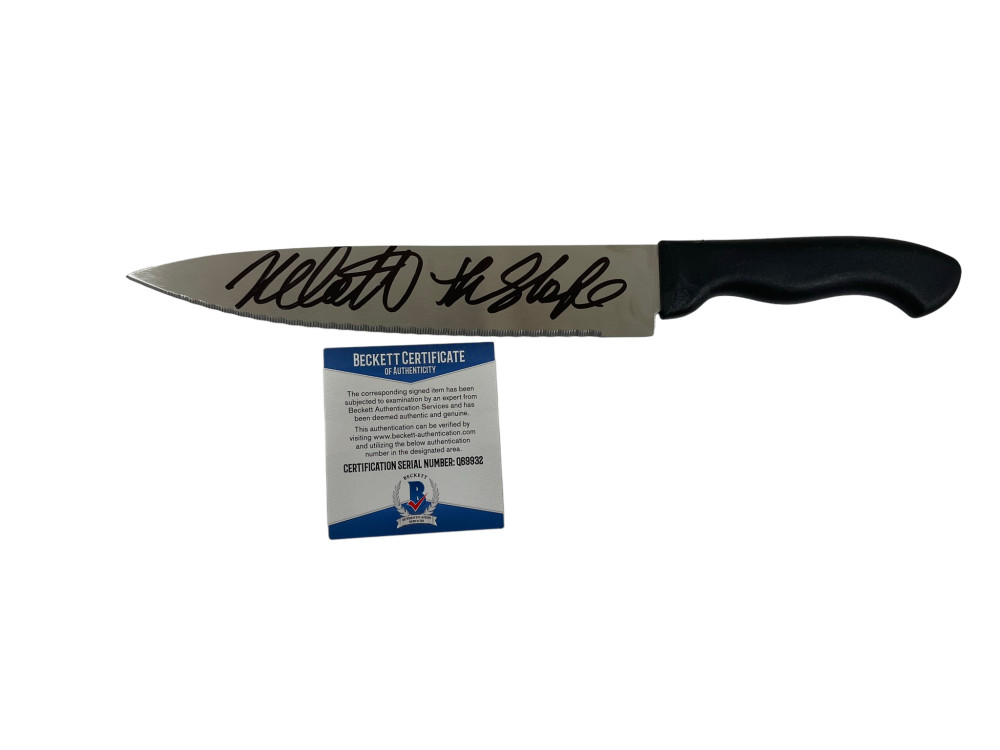 NICK CASTLE SIGNED KNIFE THE SHAPE HALLOWEEN 