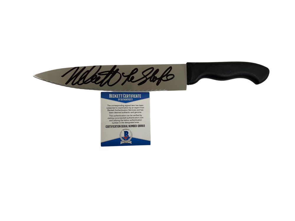 NICK CASTLE SIGNED KNIFE THE SHAPE HALLOWEEN 