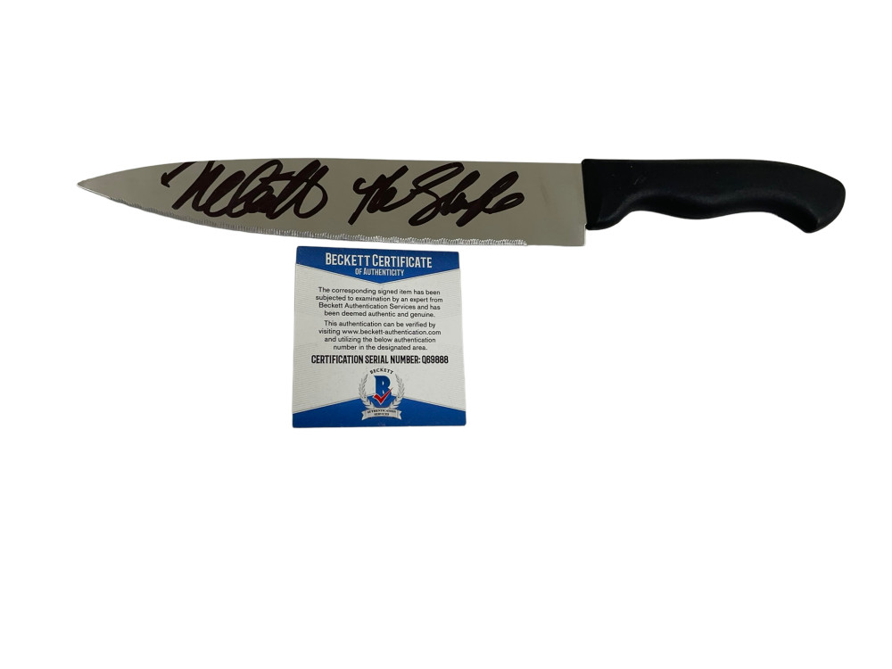 NICK CASTLE SIGNED KNIFE THE SHAPE HALLOWEEN 