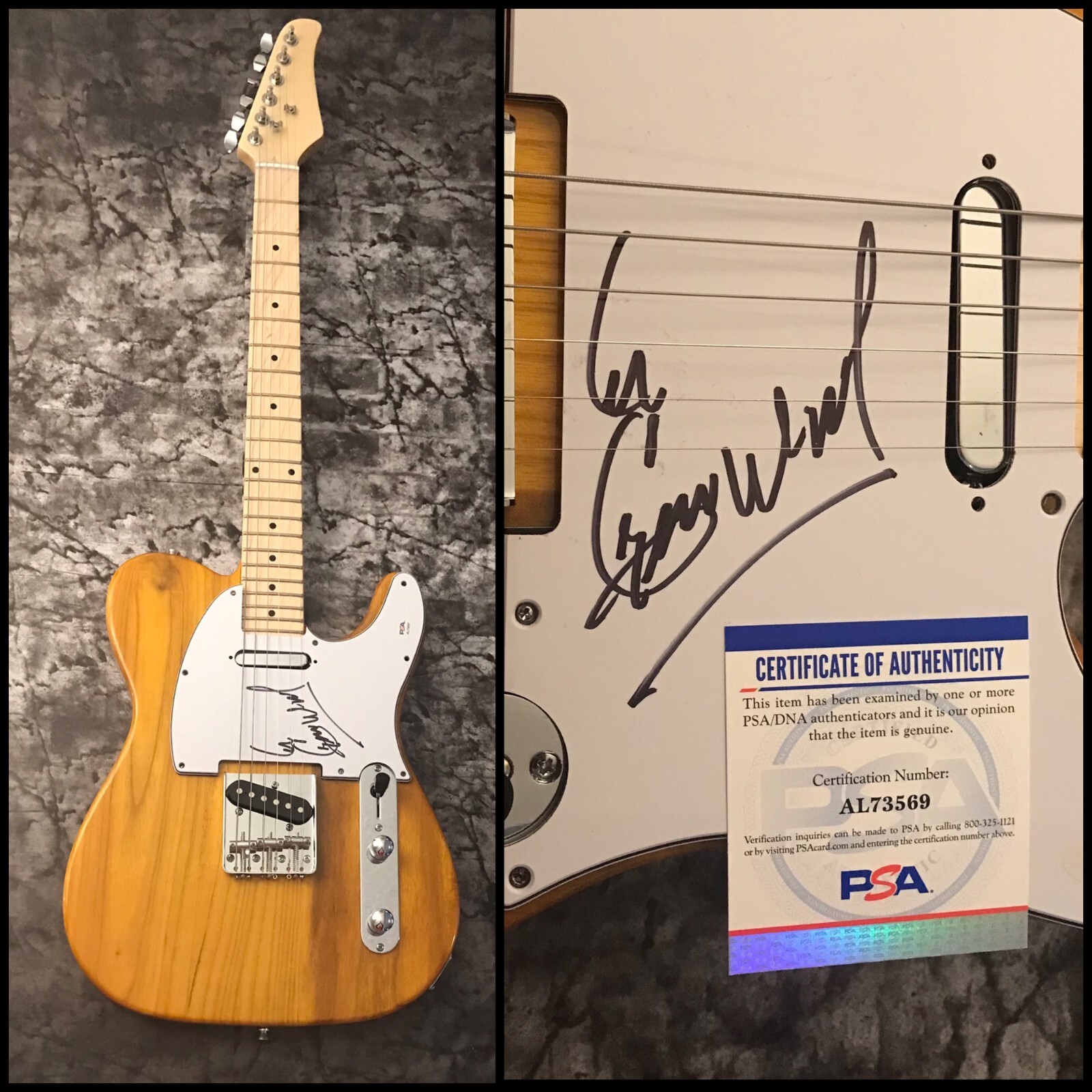 PSA God Bless the U.S.A. Singer * LEE GREENWOOD * Signed Electric Guitar COA