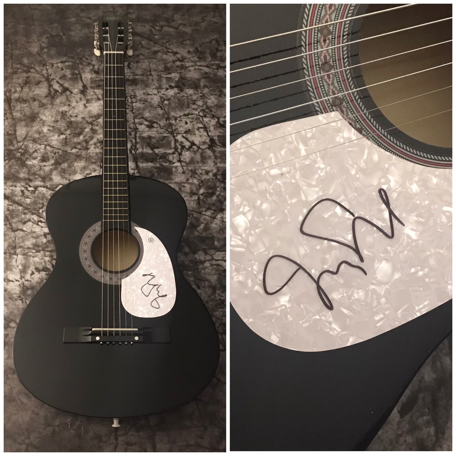 GFA Train Band Guitarist * JIMMY STAFFORD * Signed Acoustic Guitar J1 COA