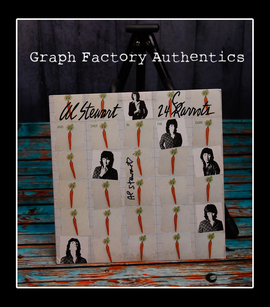 AL STEWART *24 CARROTS* SIGNED AUTOGRAPHED RECORD ALBUM AD2 COA GFA PROOF! COLLECTIBLE MEMORABILIA