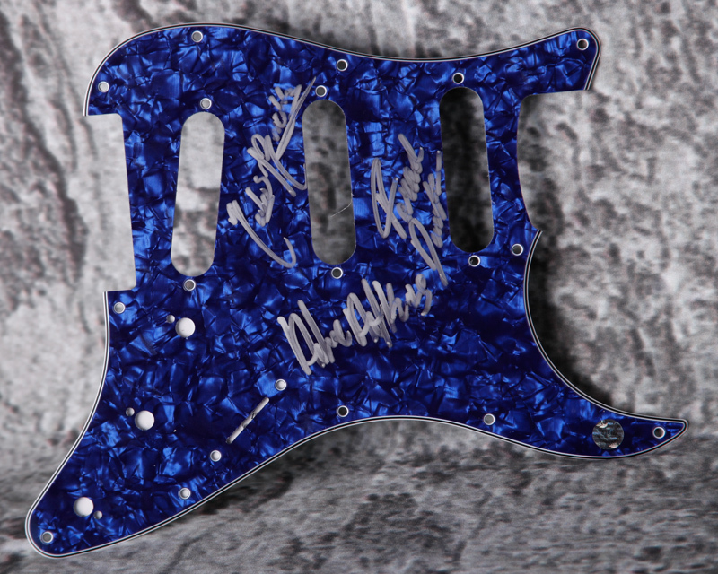 GFA Metal Band * UNLOCKING THE TRUTH * Signed Electric Pickguard PROOF AD1 COA